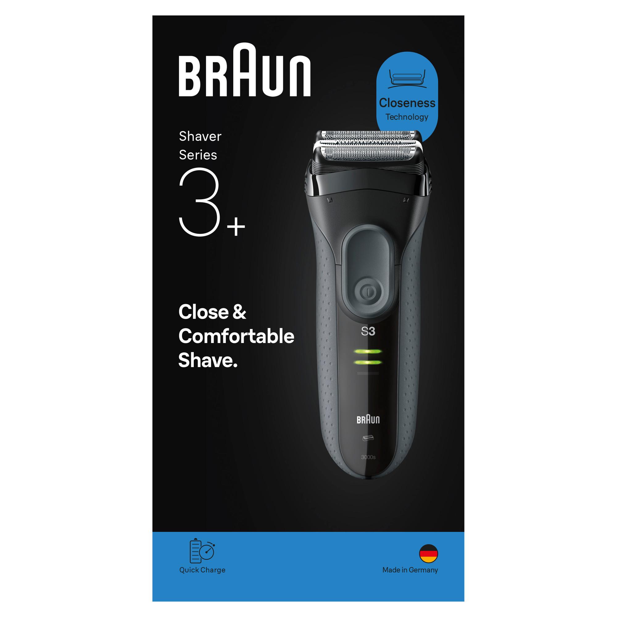 BRAUN Series 3+ 3000s Herrenrasierer