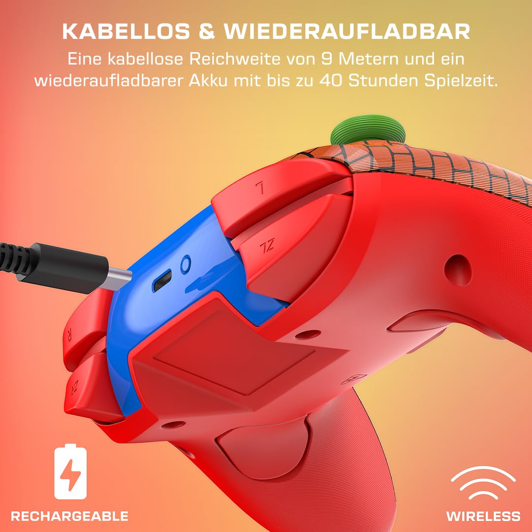 Turtle Beach Kabelloser Rematch Controller für Nintendo Switch 2, Super Mario