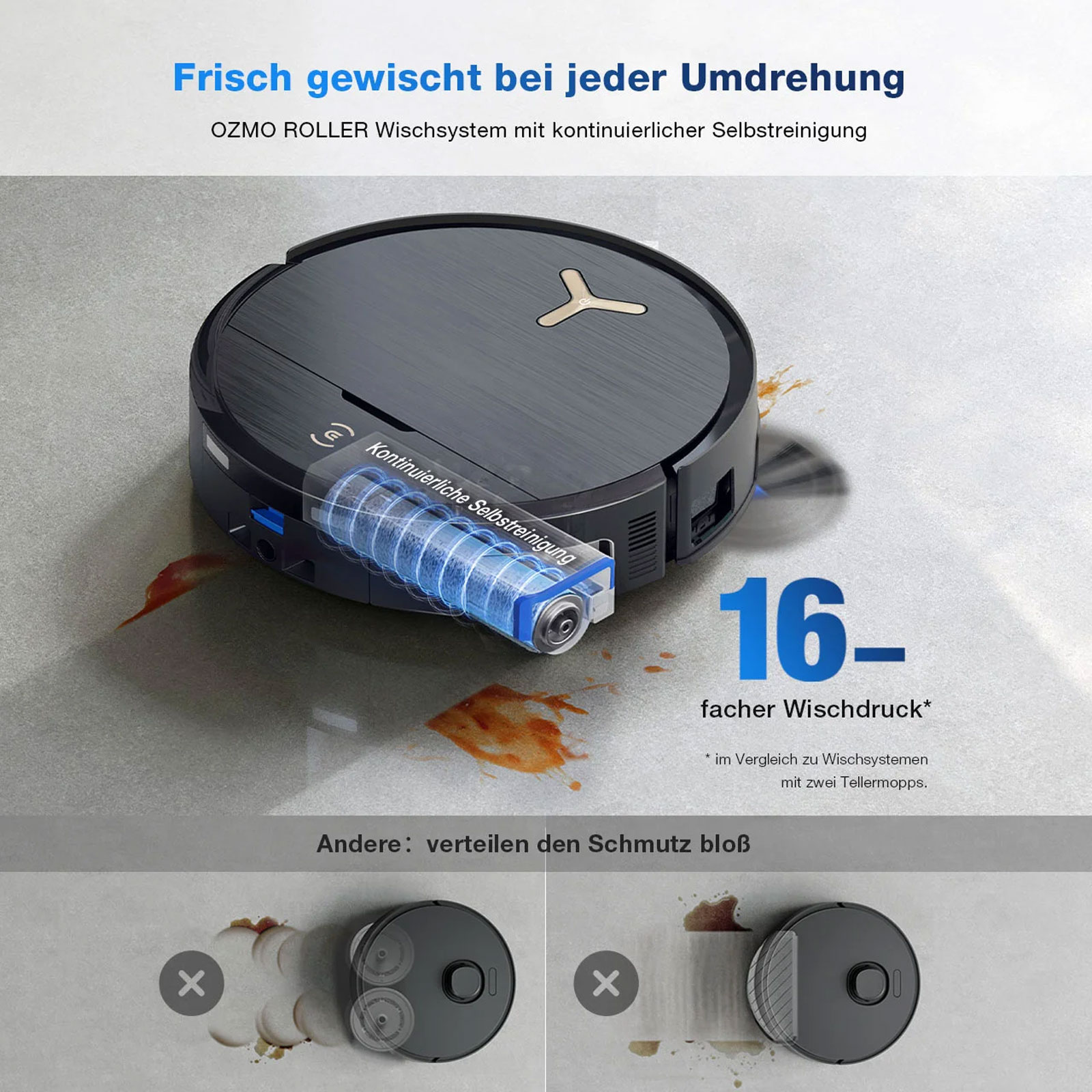 Ecovacs Deebot X9 Pro OMNI Saugroboter mit Wischfunktion