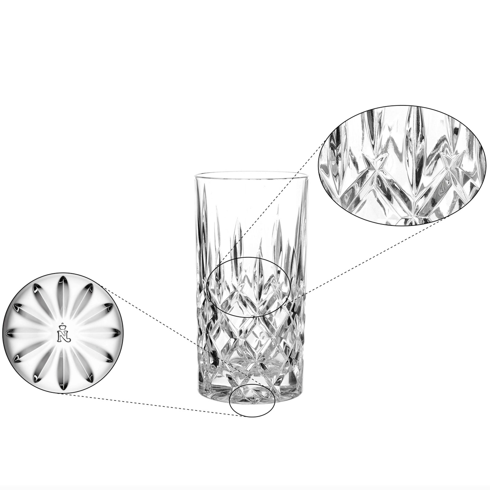 Nachtmann 106017 Vase/Windlicht Noblesse Nachtmann