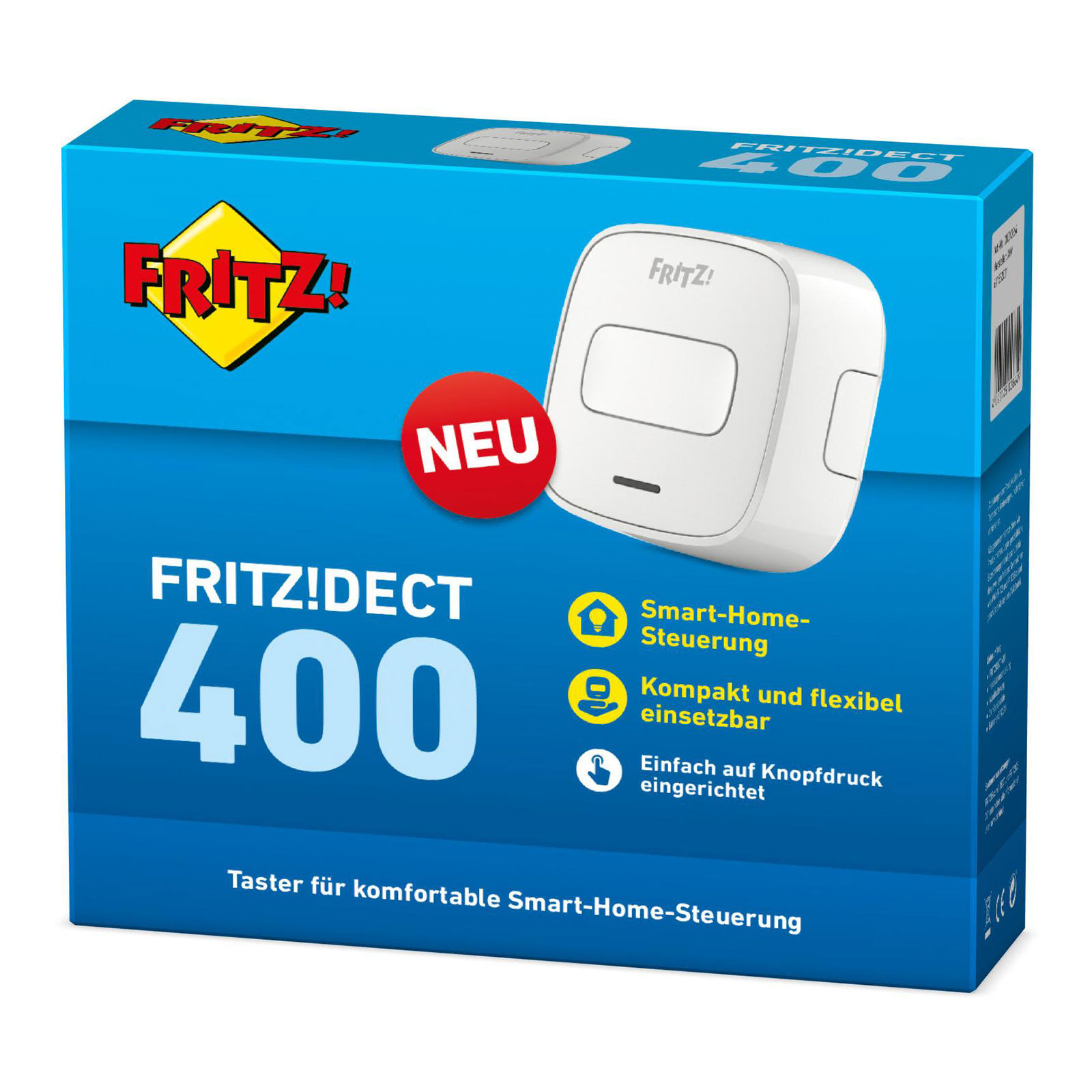 AVM FRITZ!DECT 400 Schalter Taster Drahtlose Smart-Home-Steuerung Basisstation