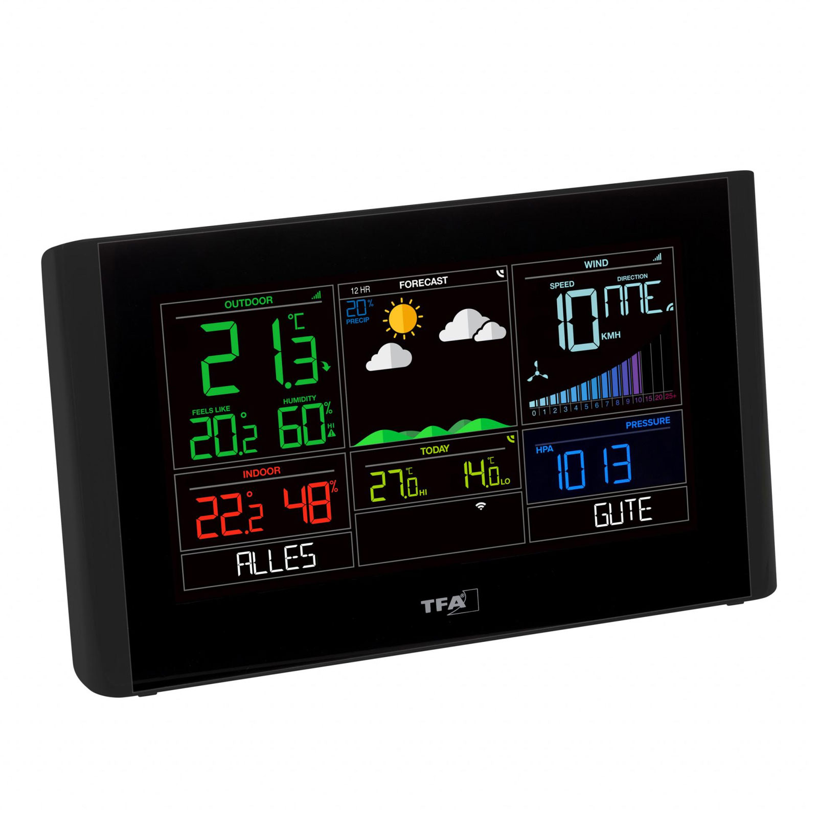 TFA Dostmann 35.8001.01 View Breeze Schwarz Wetterstation