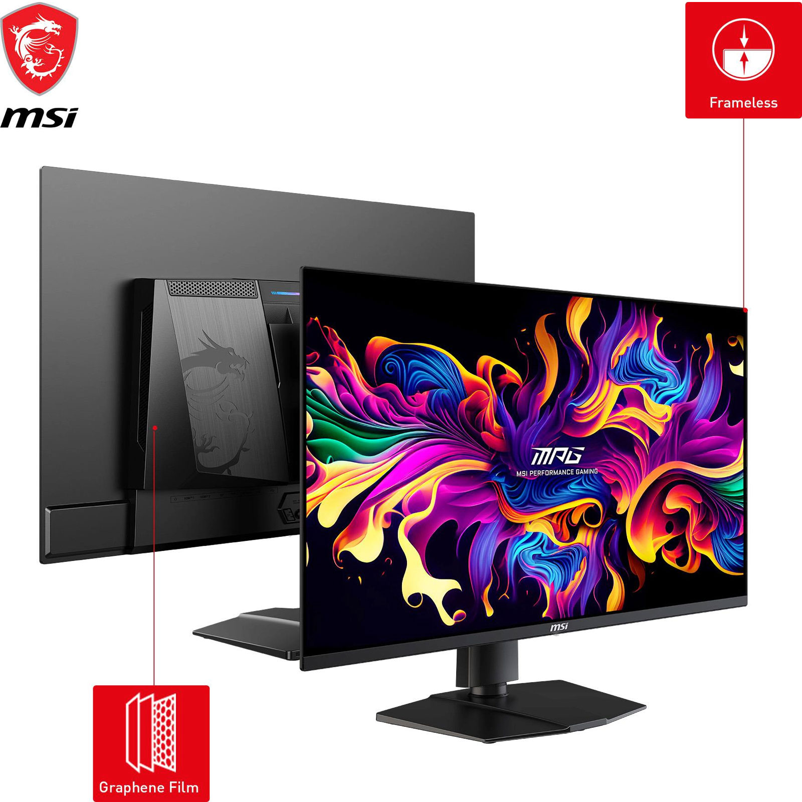 MSI MPG 321URXWDE QD-OLED, Schwarz, 31,5 Zoll, 4K, QD-OLED, 0,03 ms MSI MPG 321URXWDE QD-OLED, Schwarz, 31,5 Zoll, 4K, QD-OLED, 0,03 ms