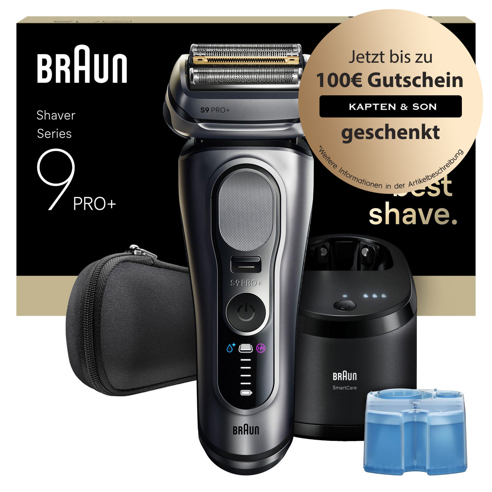 BRAUN Series 9 PRO+  9667cc Herrenrasierer Elektrorasierer SmartCare Centerr