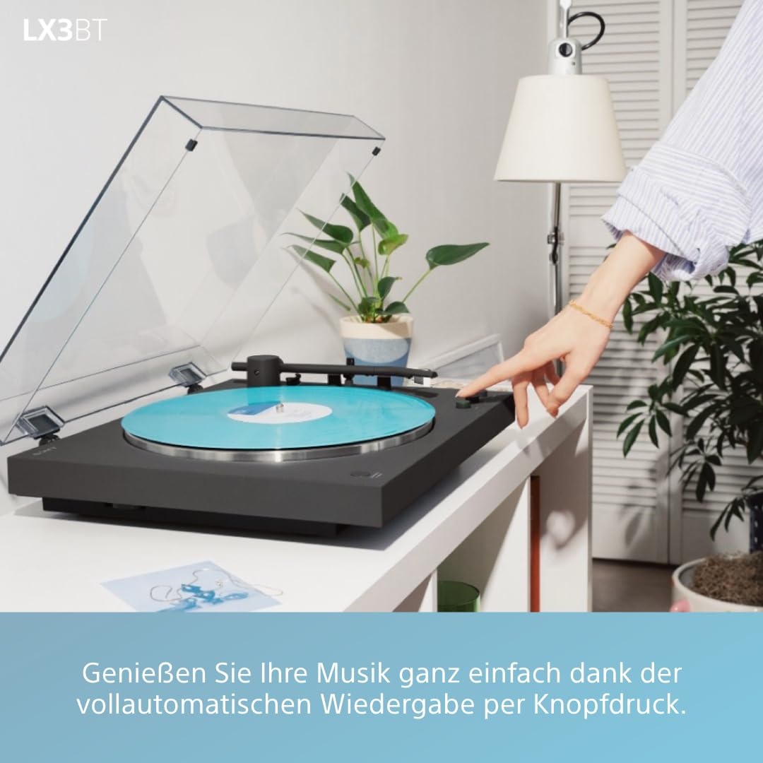 Sony PS-LX3BT kabelloser Bluetooth-Plattenspieler