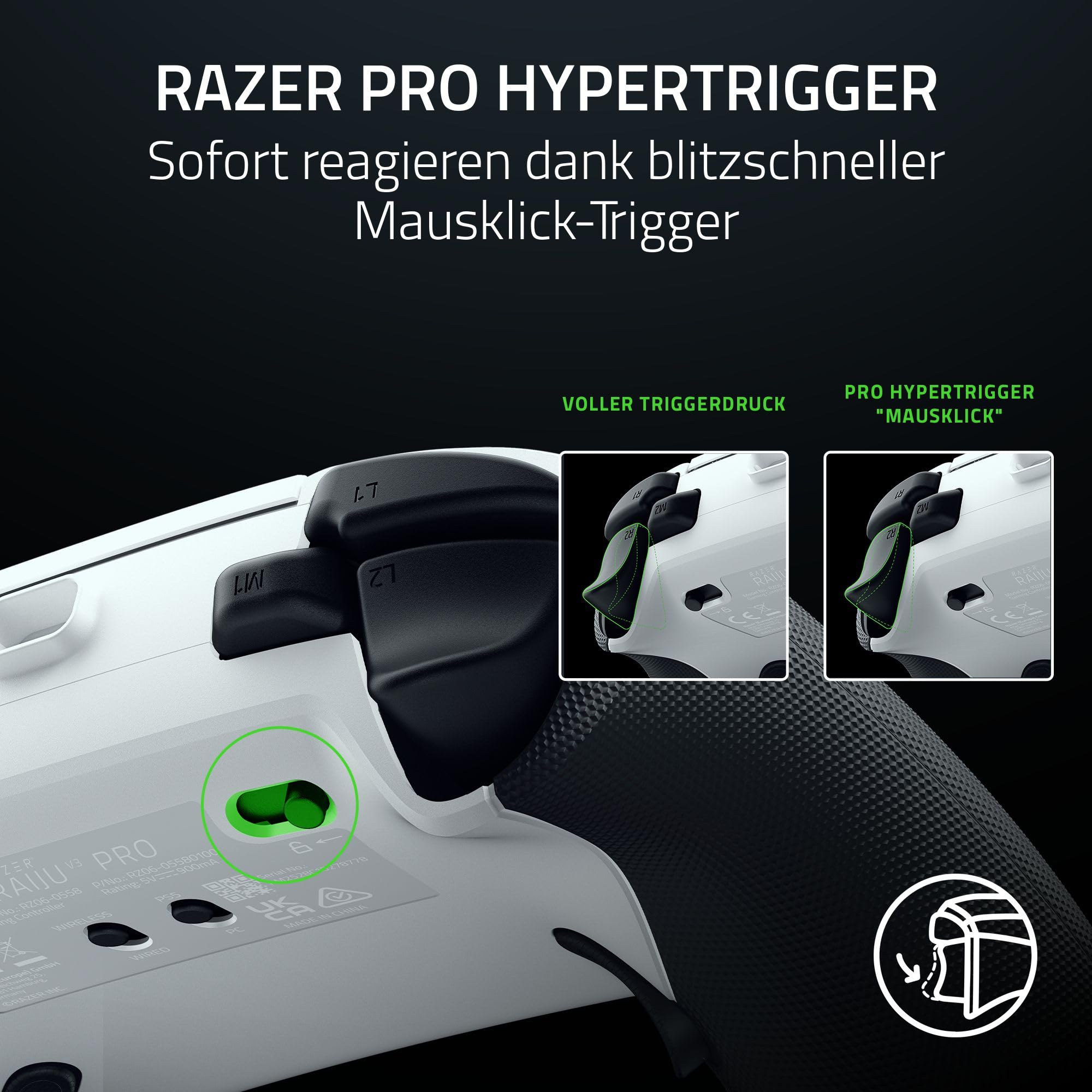 Razer Raiju V3 Pro - Kabelloser E-Sport-Controller