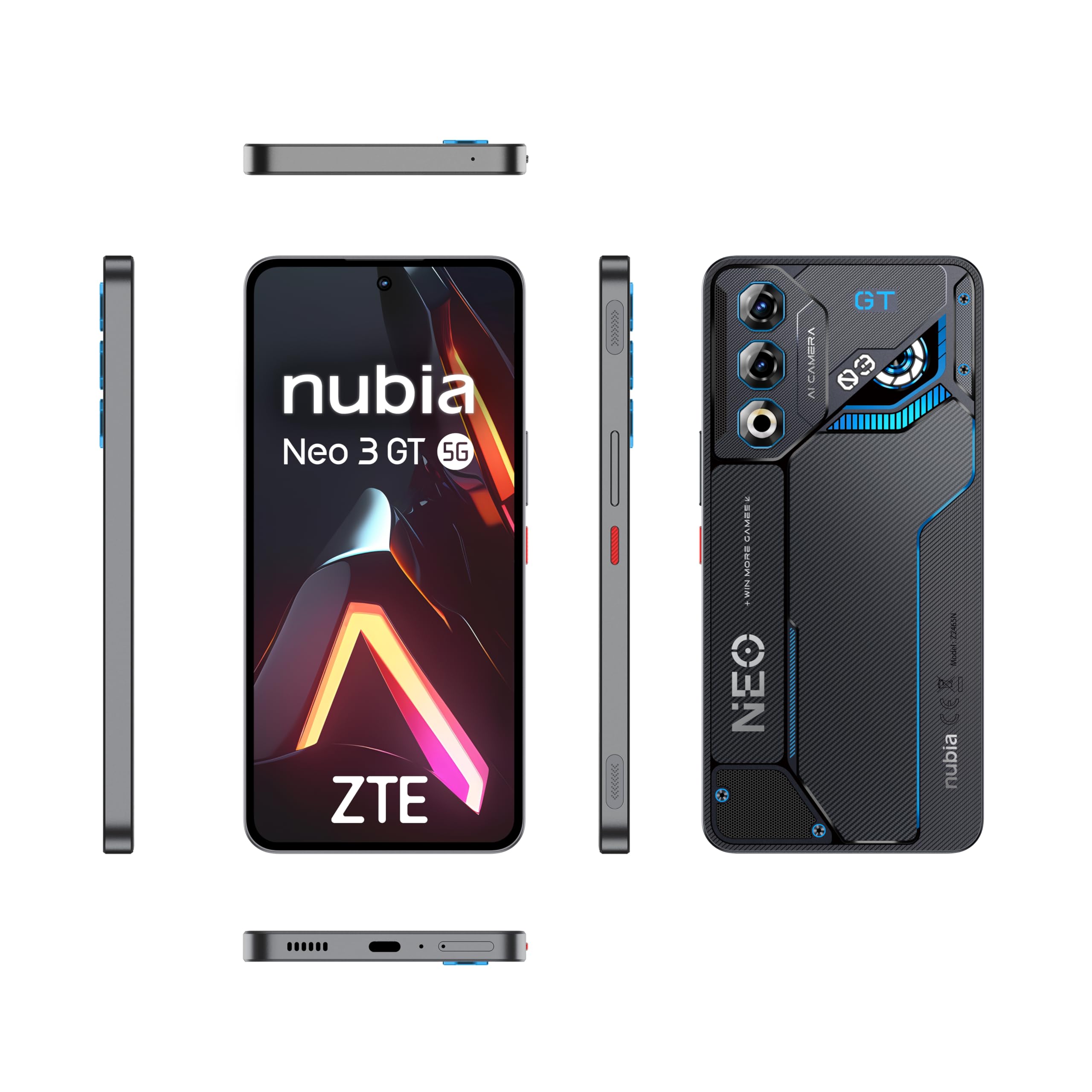 ZTE Nubia Neo 3 GT 5G Gaming Smartphone mit IA ZTE Nubia Neo 3 GT 5G Gaming Smartphone mit IA