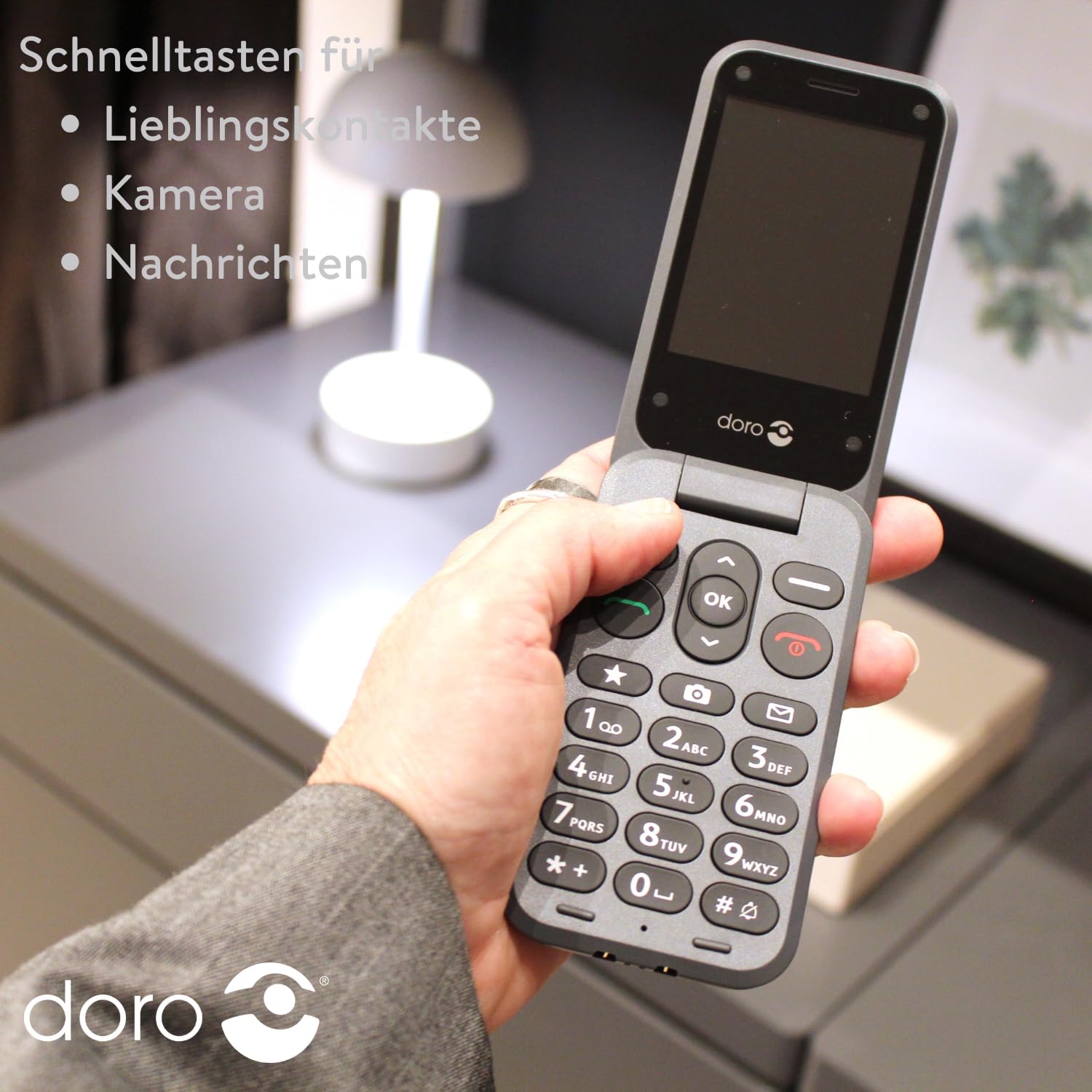 Doro Telefon Leva E20 – 4G Klapphandy für Senioren