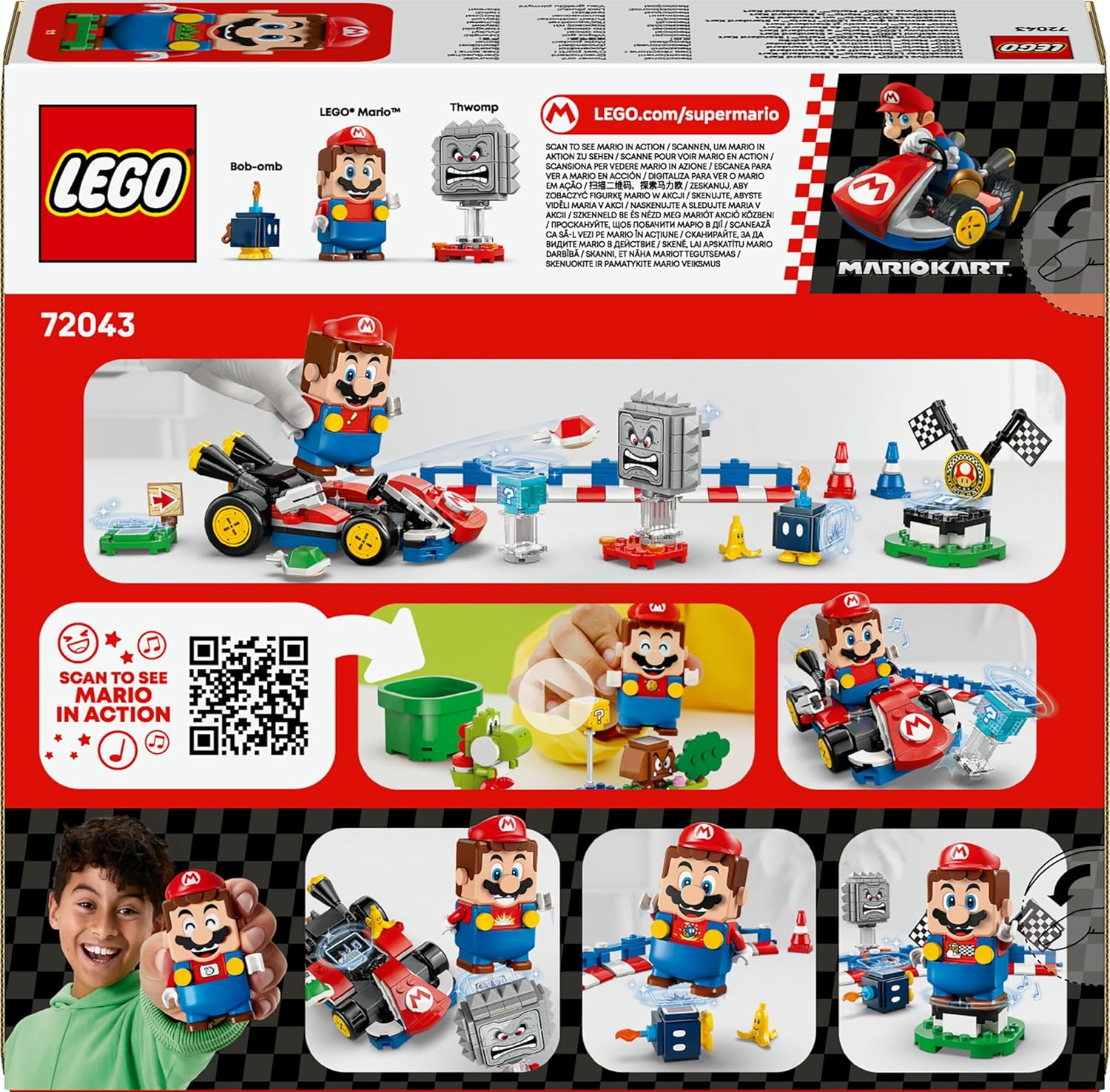 LEGO Mario Kart - Interaktiver Mario & Standard-Kart 72043