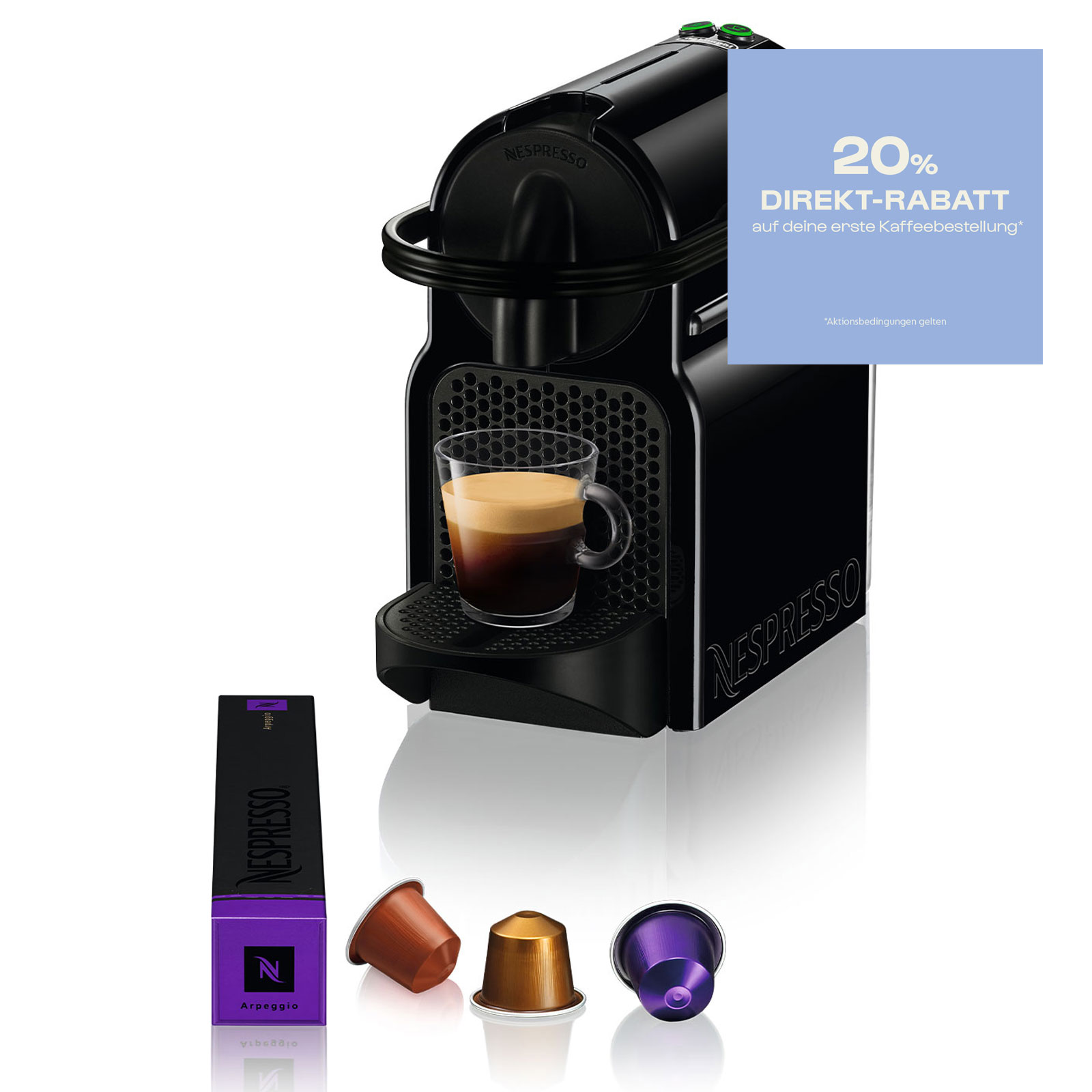 DeLonghi EN80.B Inissia Nespressomaschine