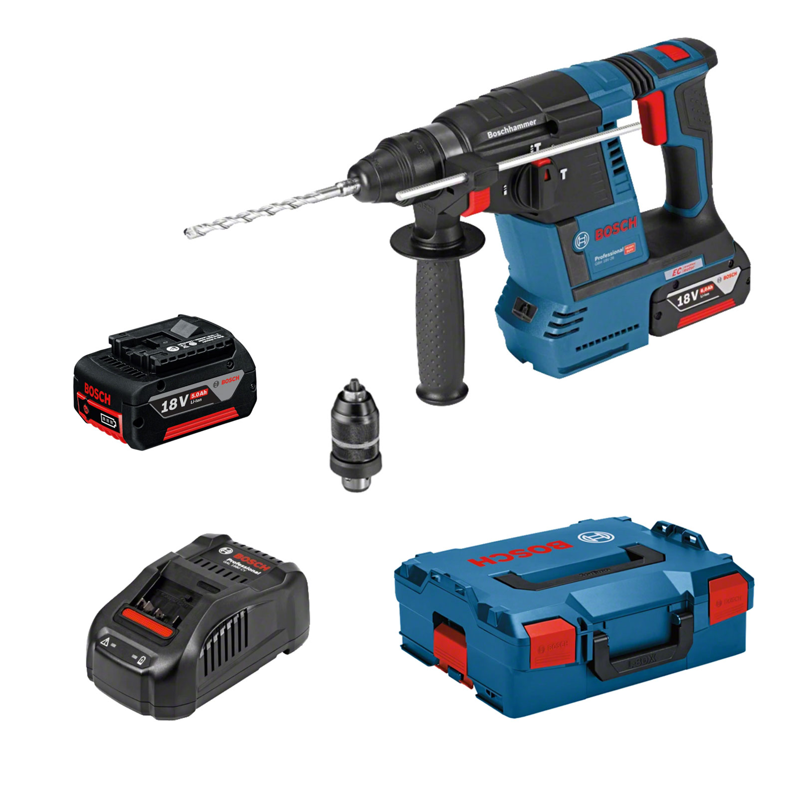 Bosch Professional GBH 18V-26 F Bohrhammer (Akku) Bosch Professional GBH 18V-26 F Bohrhammer (Akku)
