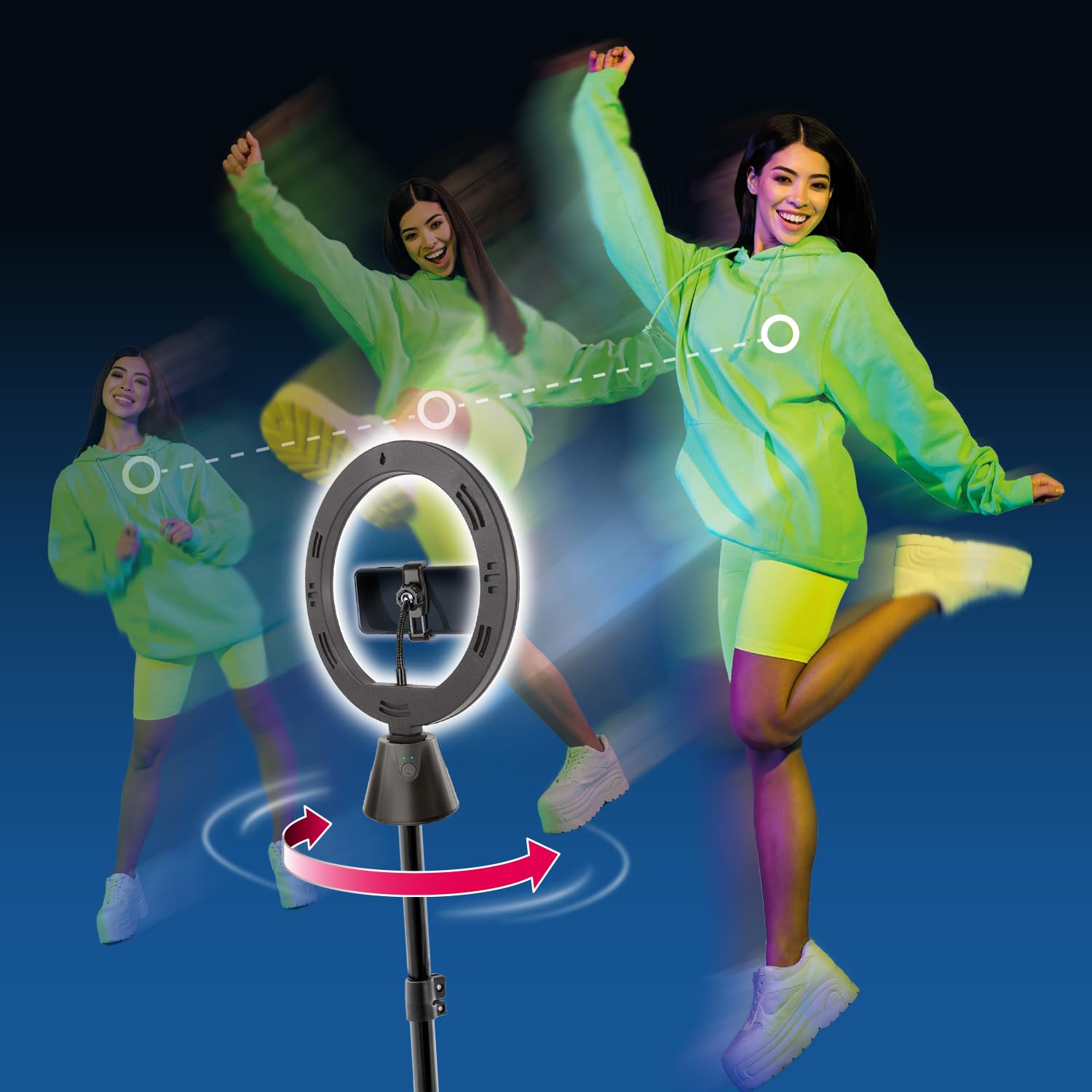 Canal Toys - Studio Creator - 25cm LED Ringlicht mit Stativ
