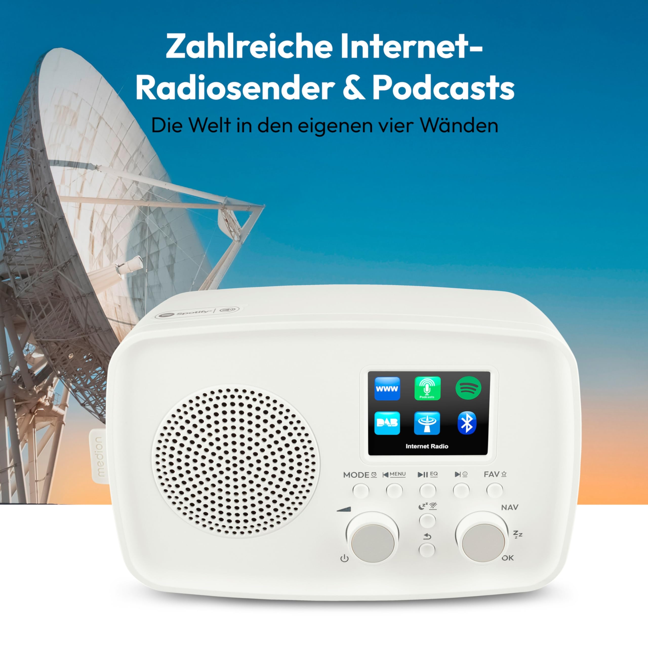 MEDION Internetradio mit DAB+ Life IRE-1