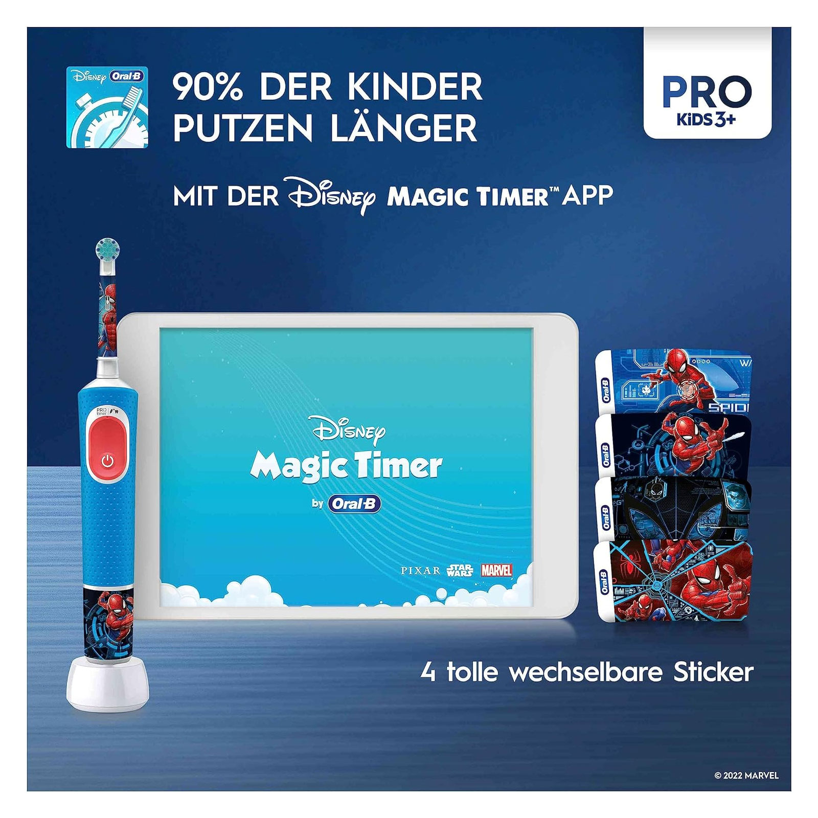 Oral-B Zahnbürste Pro Kids Spiderman