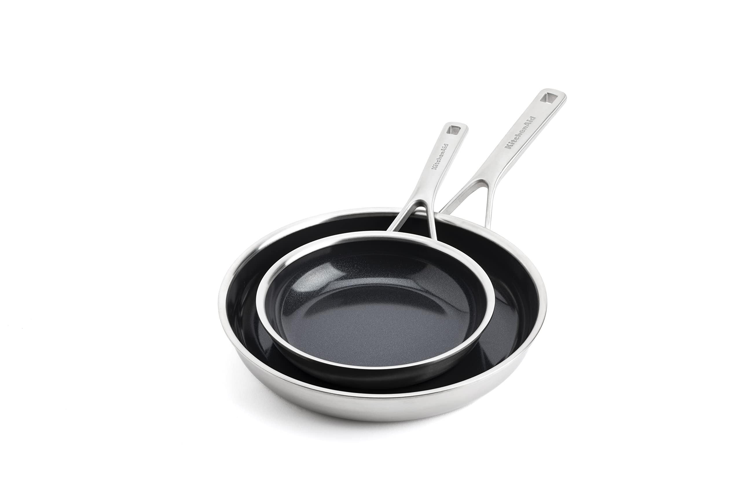 KitchenAid CC006065-001 Bratpfanneset 2-teilig 20+28cm Edelstahl