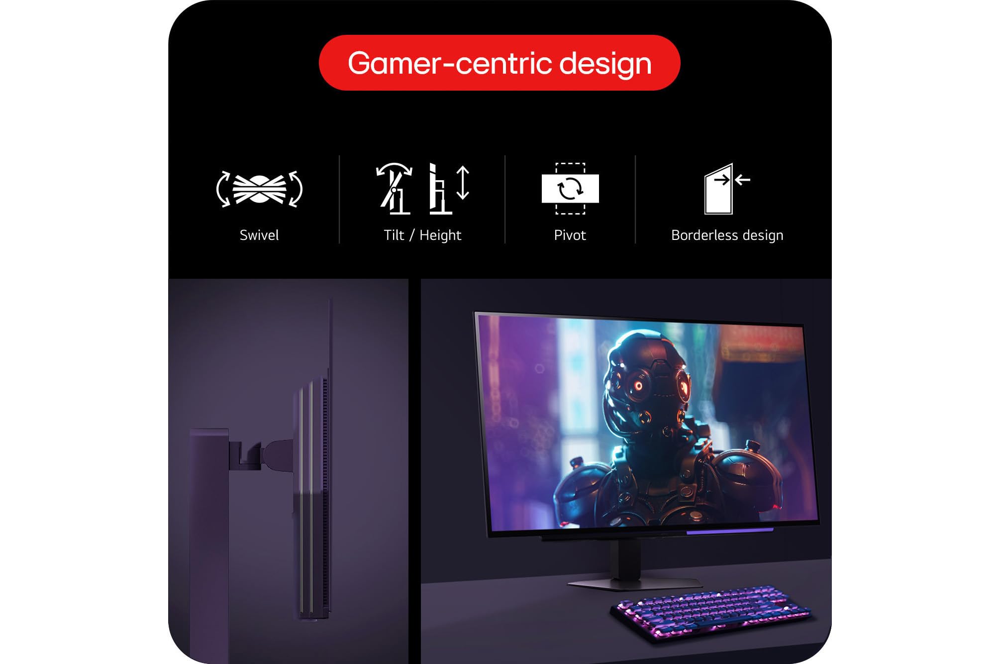 LG Ultragear 27GX704A-B.AEU. 27" OLED Monitor