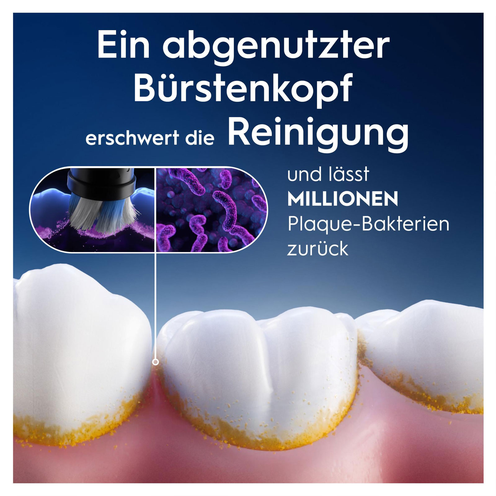 Oral-B iO Strahlendes Weiss, Original Aufsteckbürsten, Weiß, 2er