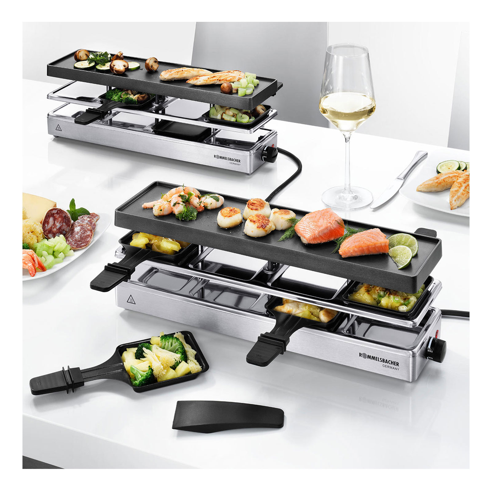 Rommelsbacher RC 1600 Raclettegrill-Set