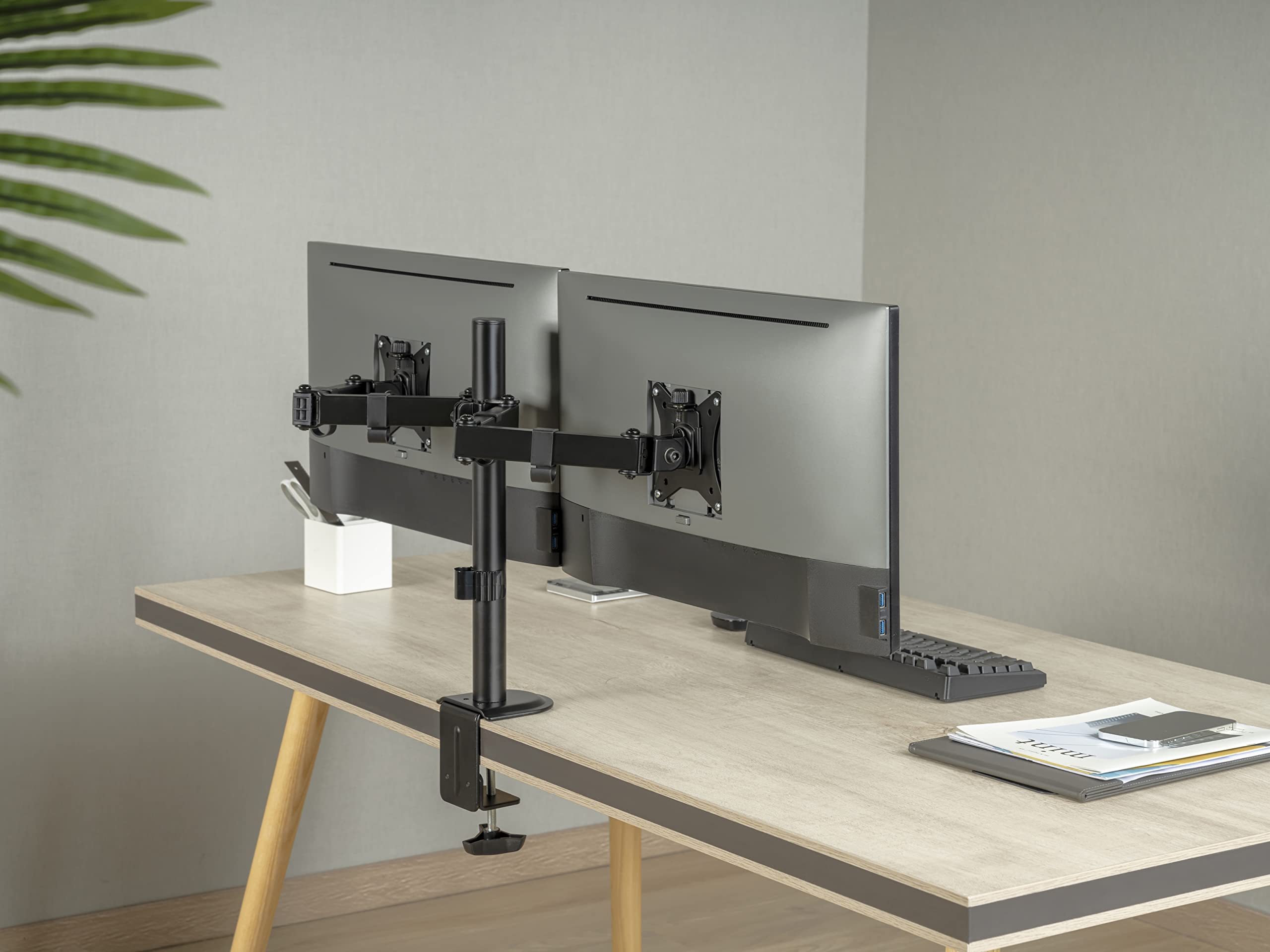 Equip Soporte de Mesa para 2 Pantallas 17"-32" VESA 100x100 Máx. 9Kg