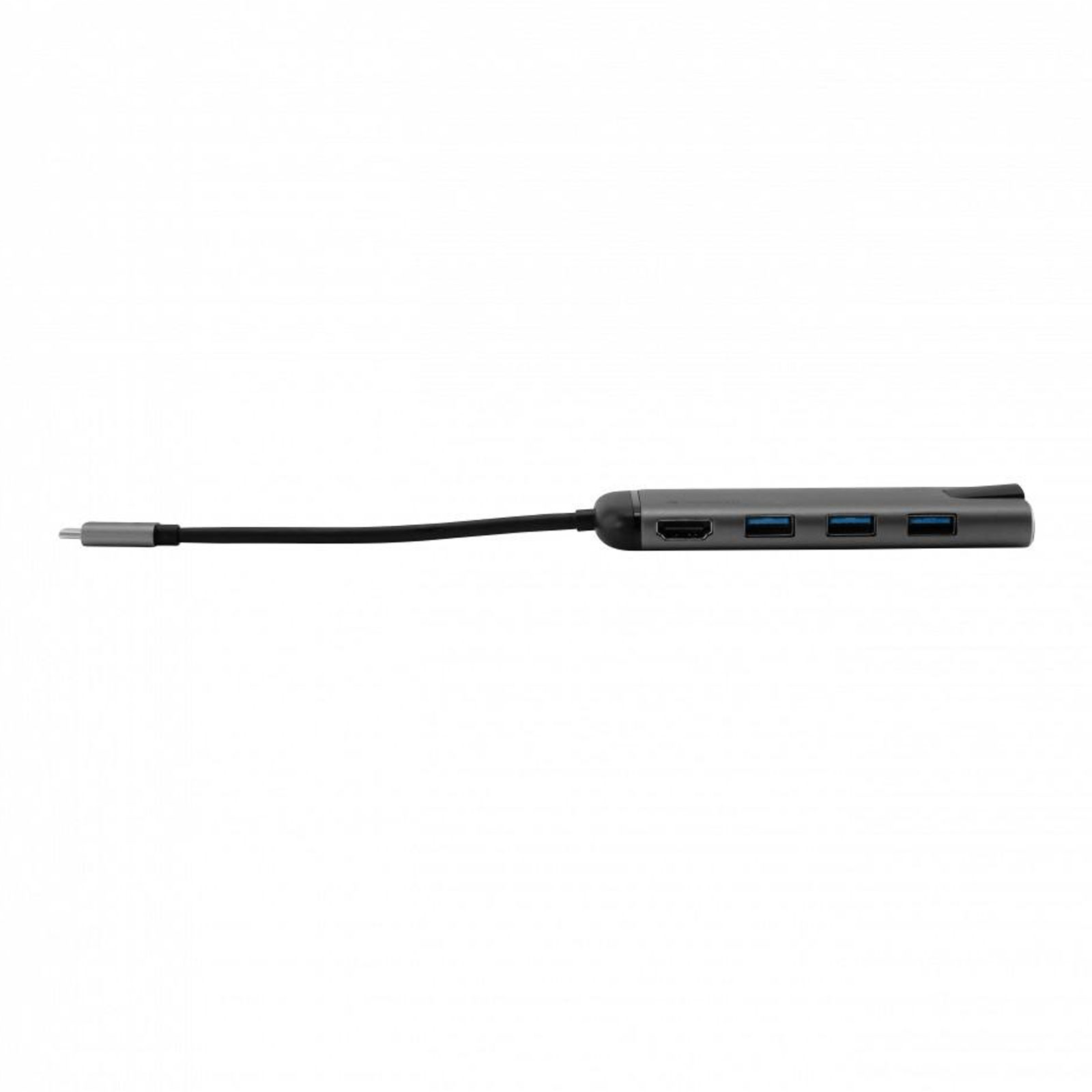 Verbatim USB-C Multiport Hub 3x USB 3.1, HDMI, SD, RJ45 Adapter Schwarz