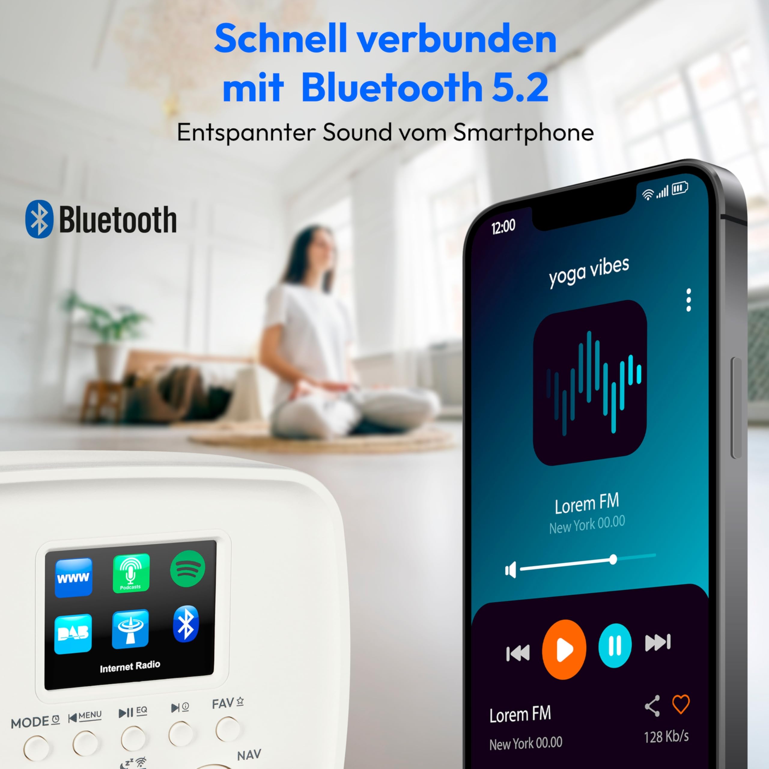 MEDION Internetradio mit DAB+ Life IRE-1