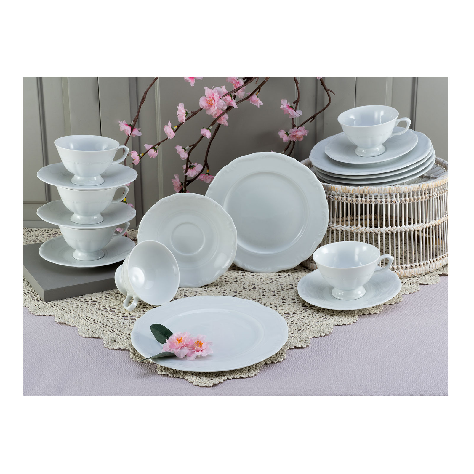 CreaTable, 16136, Serie MARIA THERESIA, Kaffeeservice 18 teilig