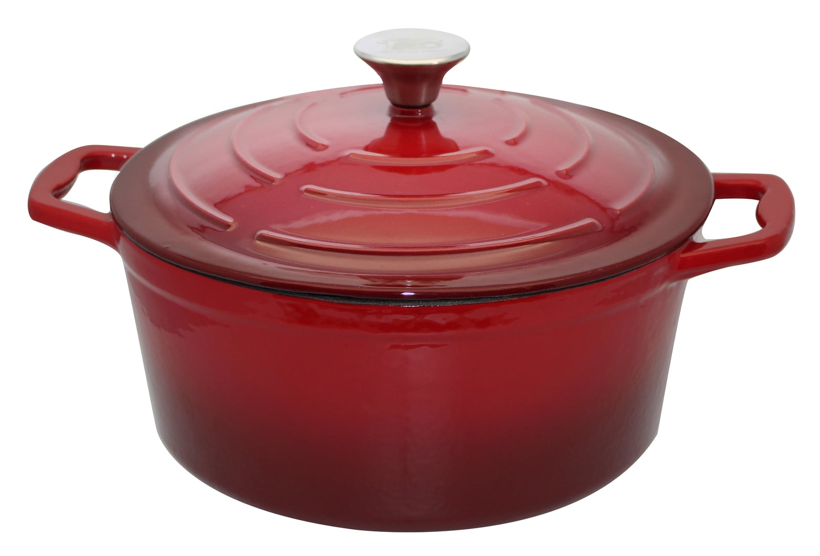 ELO Gusseisen Topf rund 26 cm rot