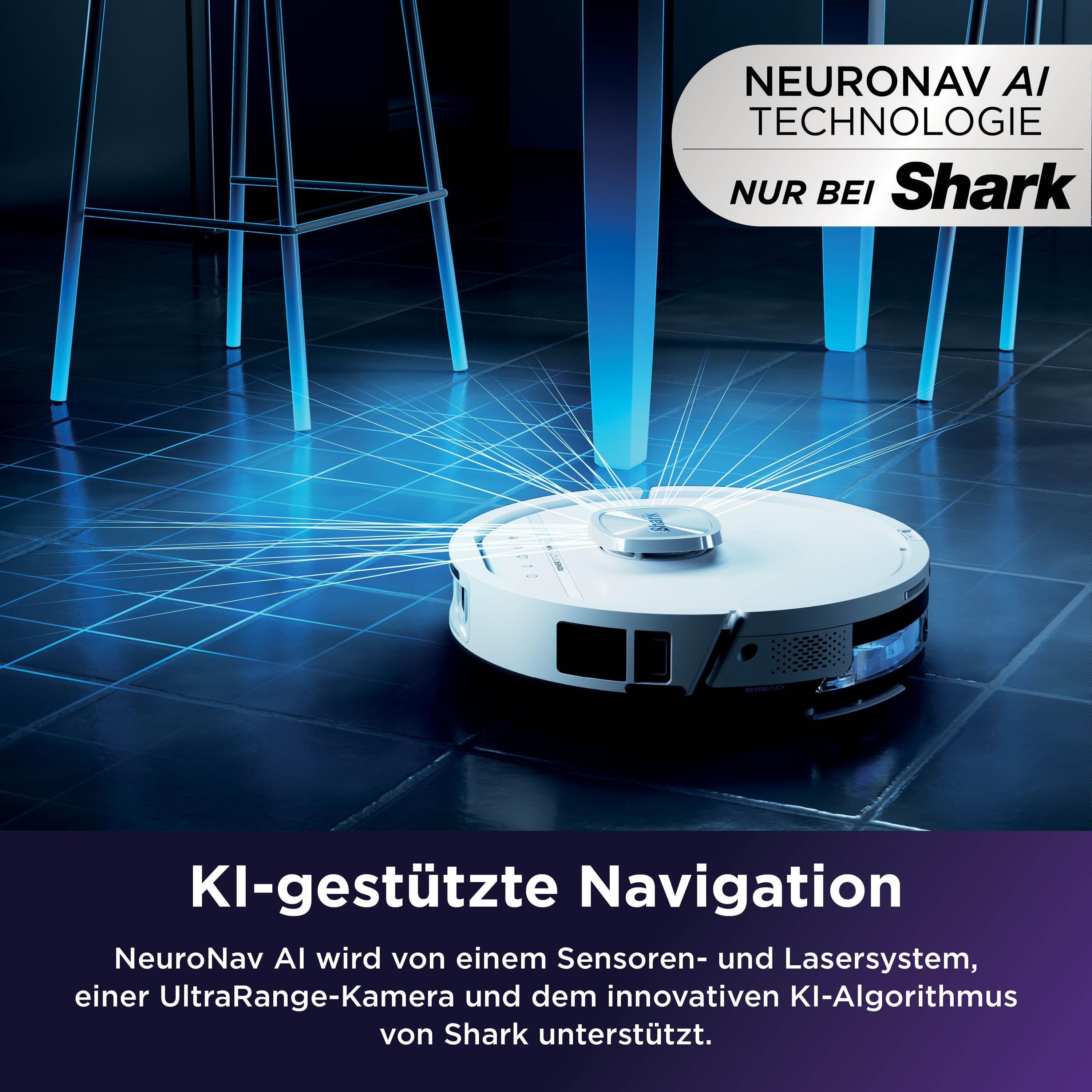 Shark RV3010XEEUWH Saugroboter mit Wischfunktion