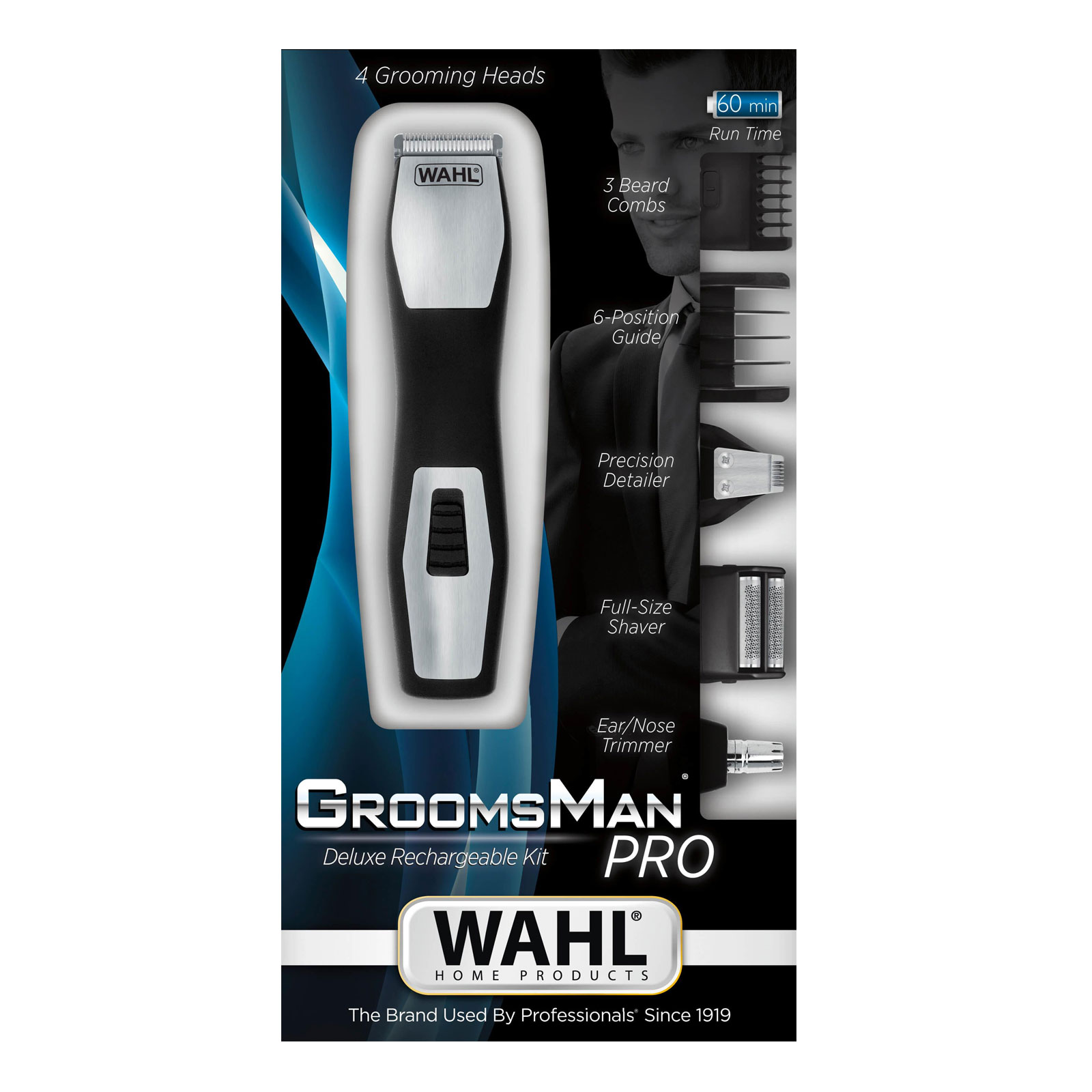 Wahl 09855-1216 GroomsMan Pro Akku-Trimmerset