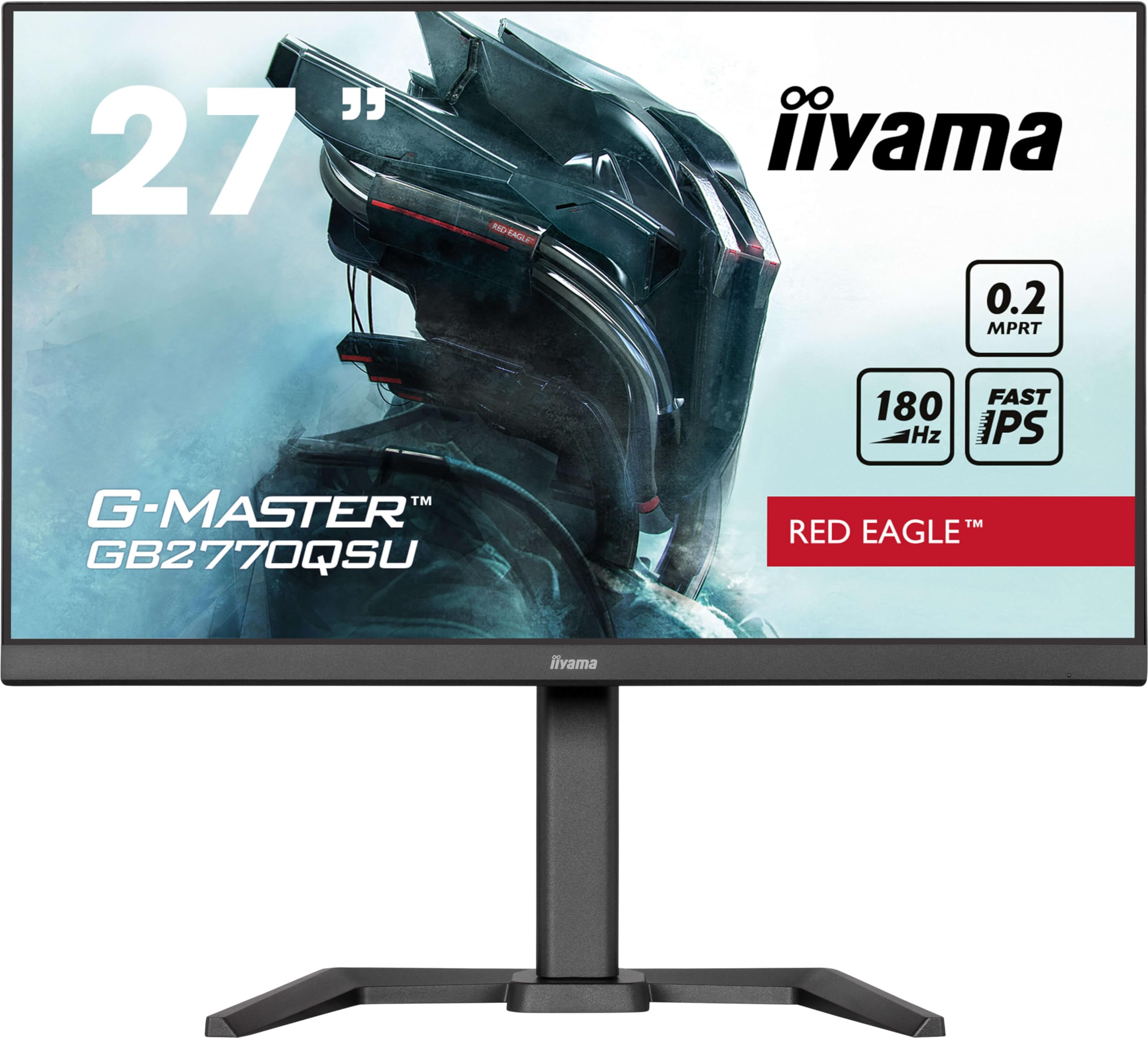 iiyama G-Master Red Eagle GB2770QSU-B6 68,6cm 27" Fast-IPS LED Gaming Monitor