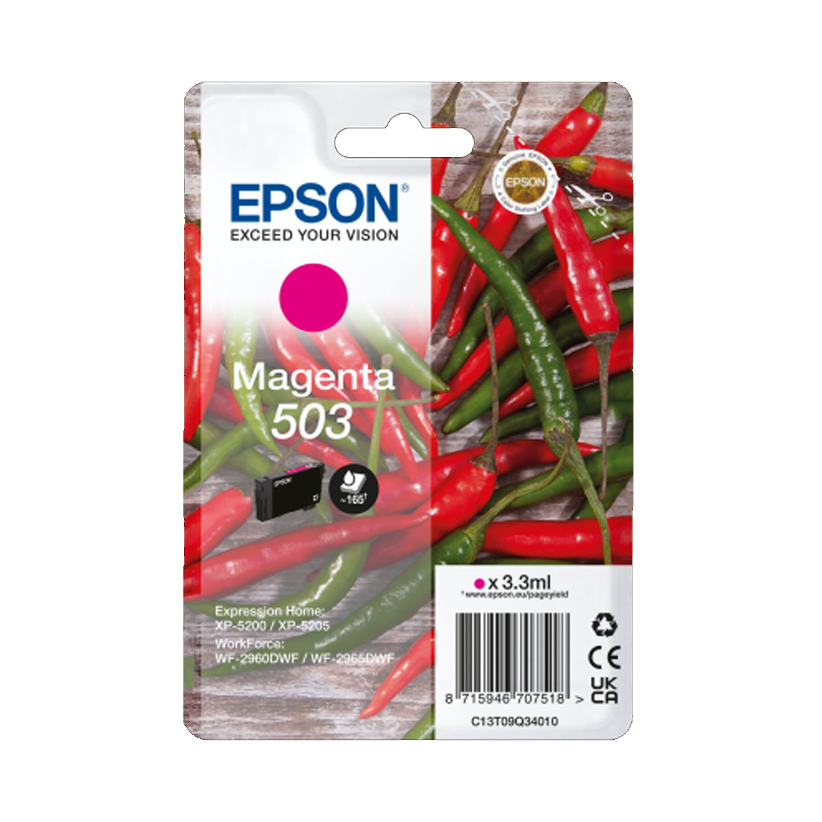 Epson C13T09Q34010 Chillies Magenta