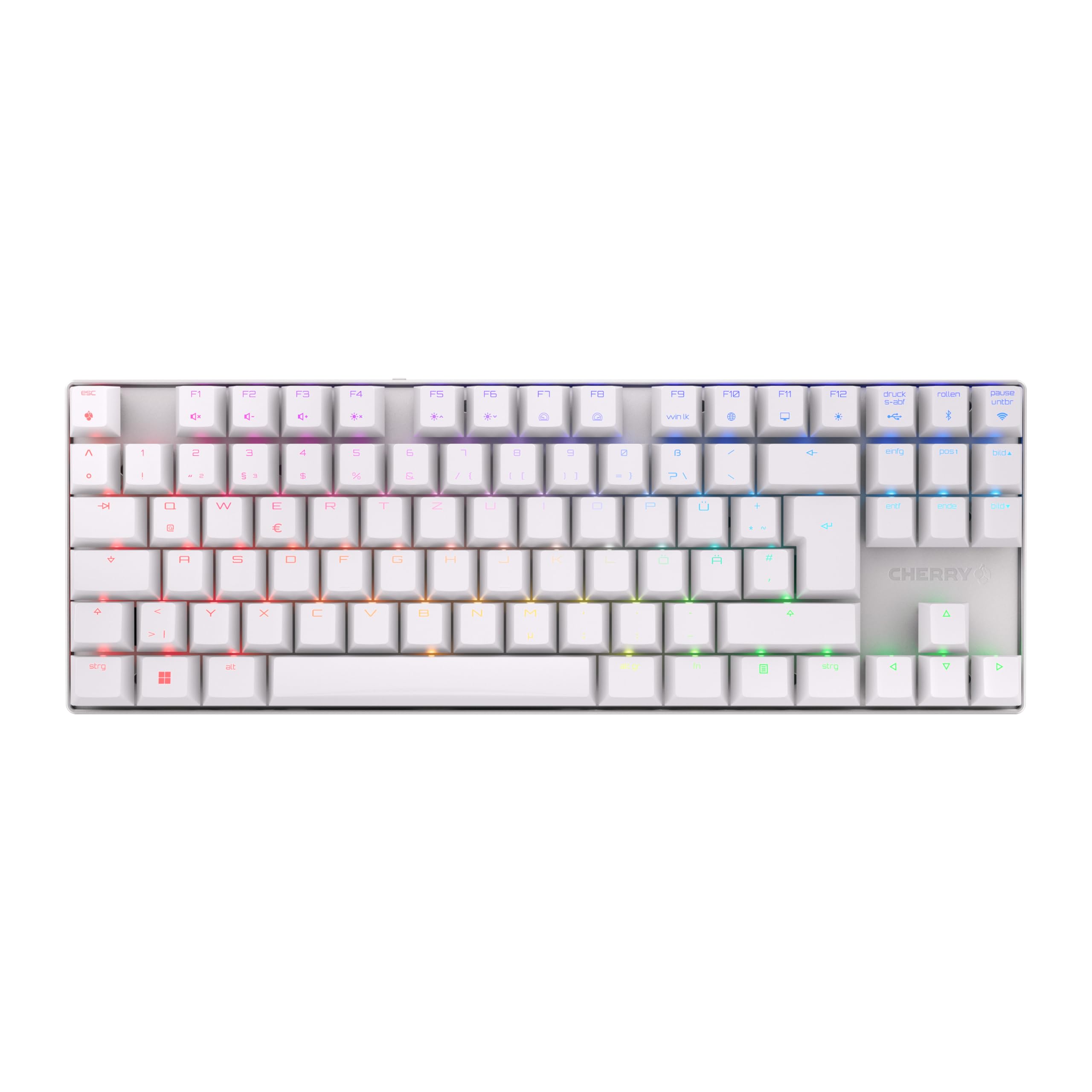 CHERRY MX 8.2 TKL Wireless, Kabellose Gaming-Tastatur ohne Nummernblock
