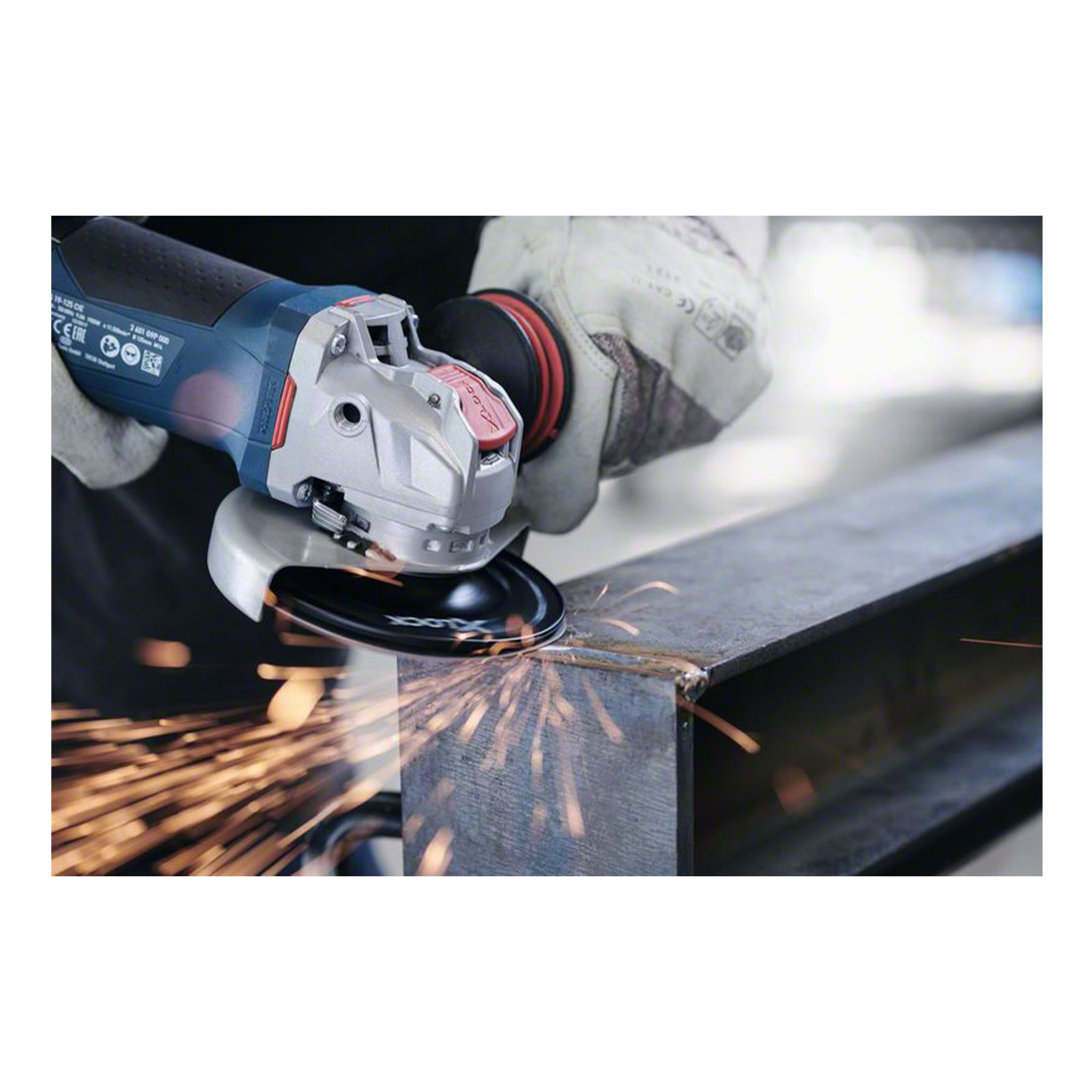Bosch Professional X-LOCK Fiberscheibe, 125 mm, K 50, Sternloch, R780 Best for Metal + Inox