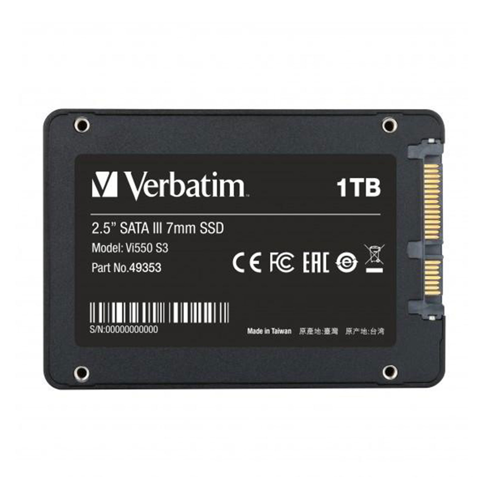 Verbatim Vi550 S3 SSD 1TB