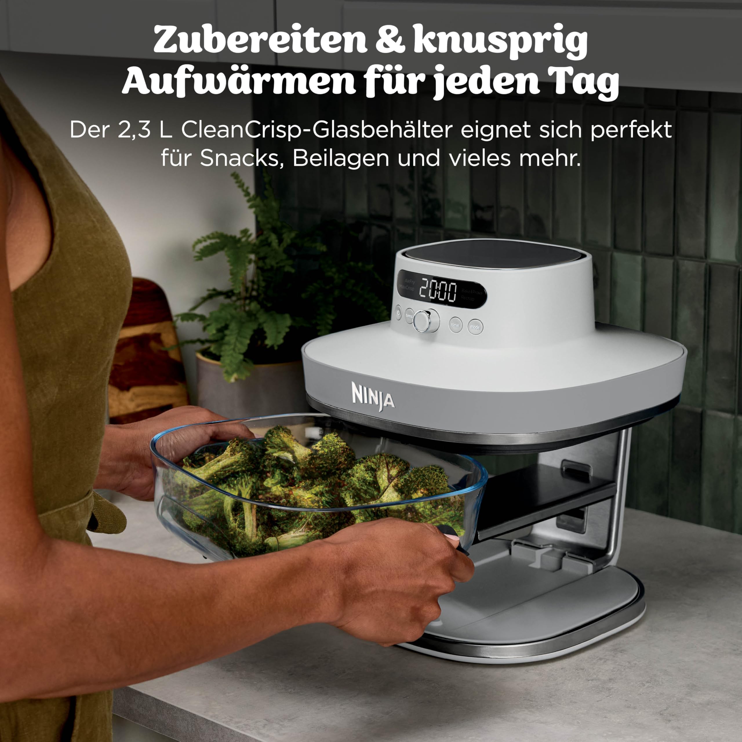 NINJA AS090EUWH Crispi Pro White Heißluftfritteuse