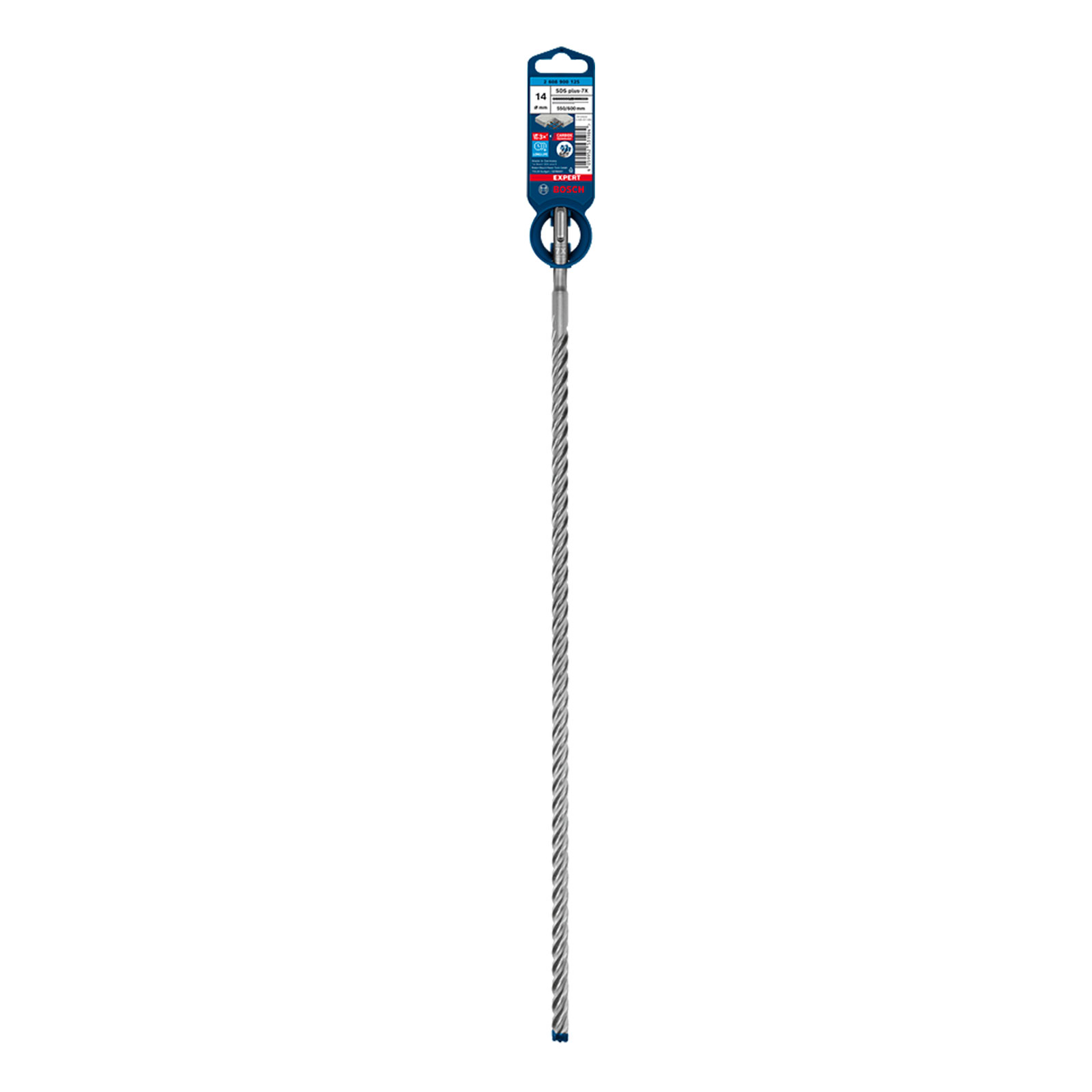 Bosch Professional Expert SDS plus-7X Hammerbohrer, 14 x 550 x 600 mm. Fuer Bohrhaemmer