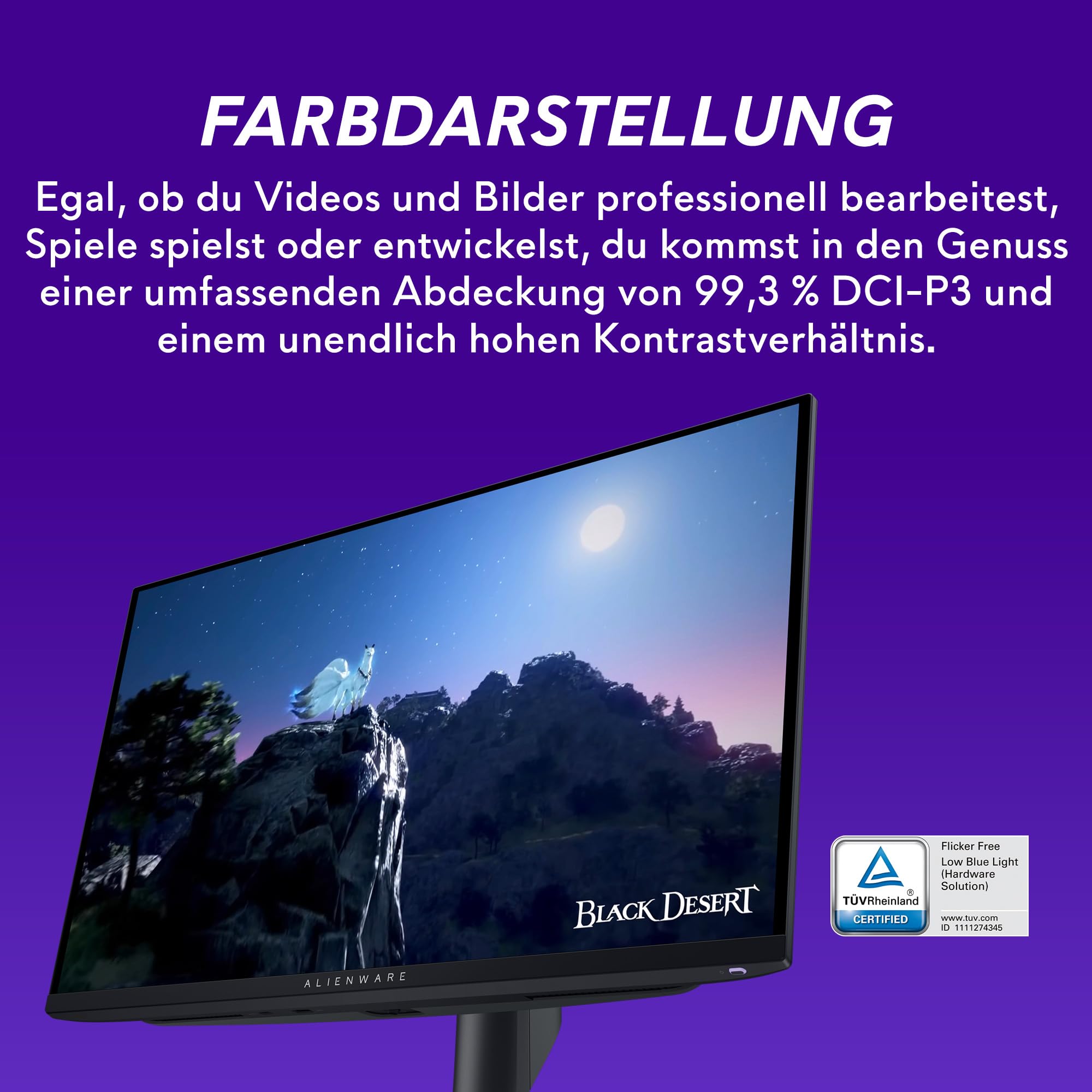 Alienware AW2725DF 27 Zoll QHD (2560x1440) Gaming Monitor