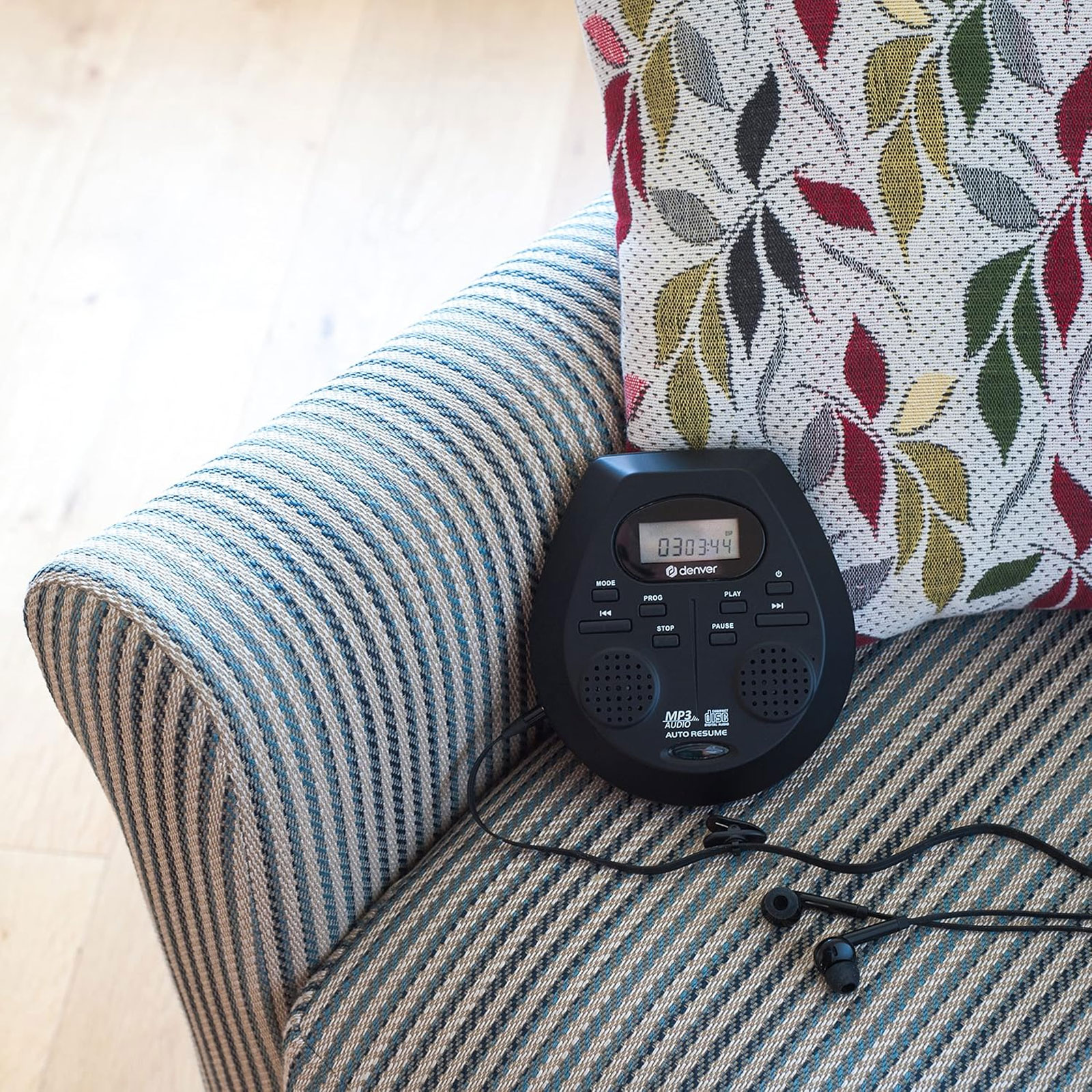 DENVER Disc-Man DMP-395W weiß