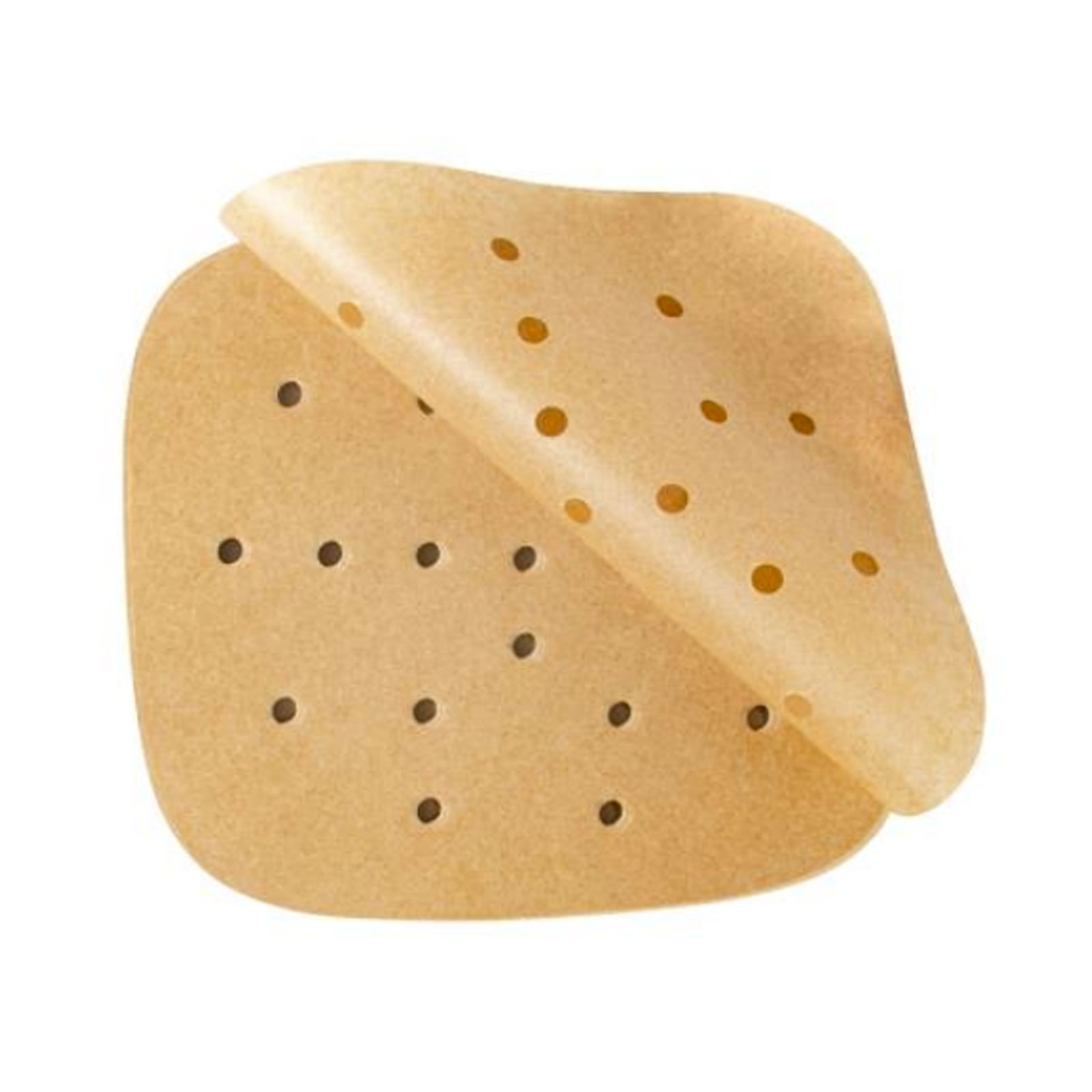 SCANPART Backpapier perforiert für Heißluftfritteusen 16x16 cm