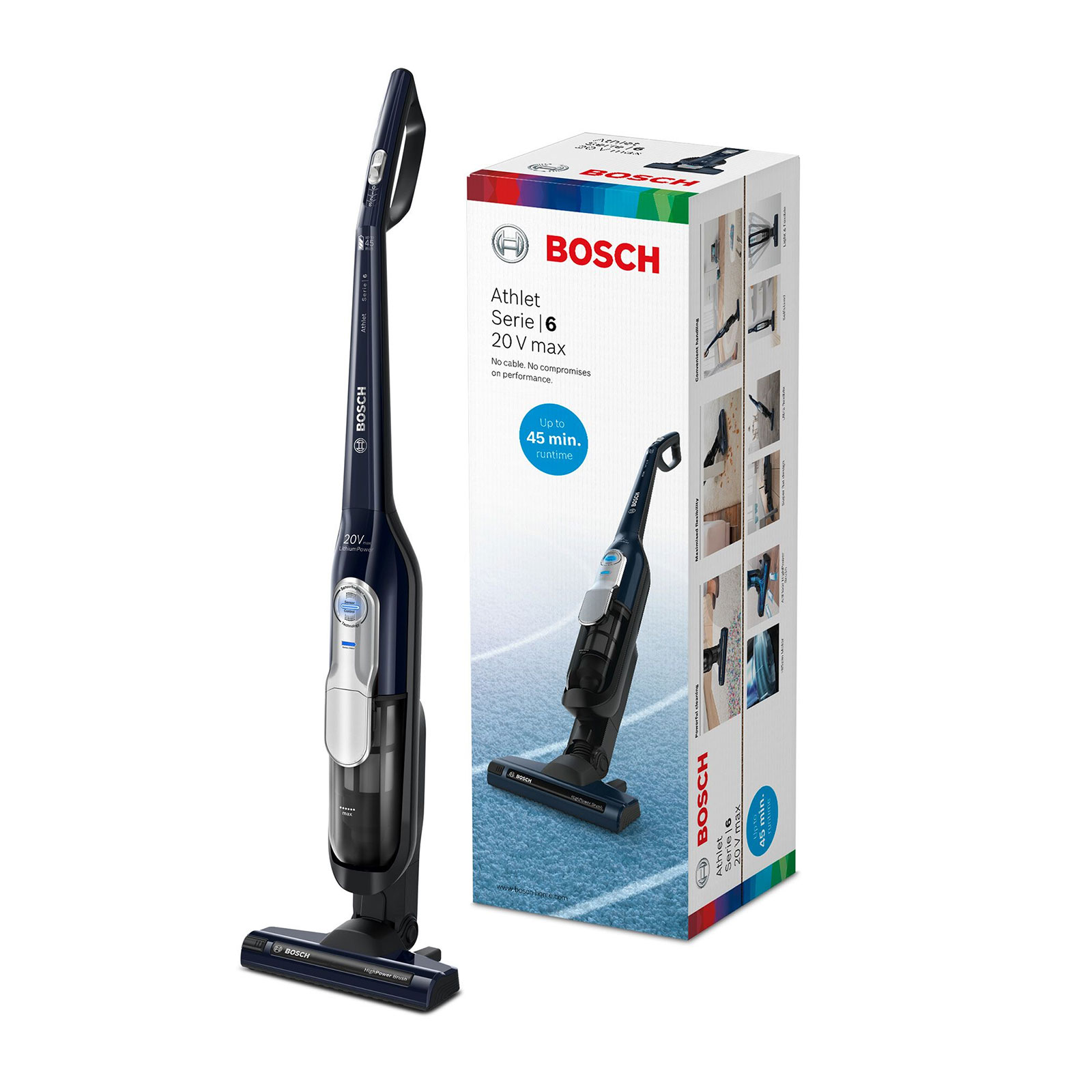 Bosch BCH85N Handstaubsauger 20,0V Athlet Promo Olympia dark navy