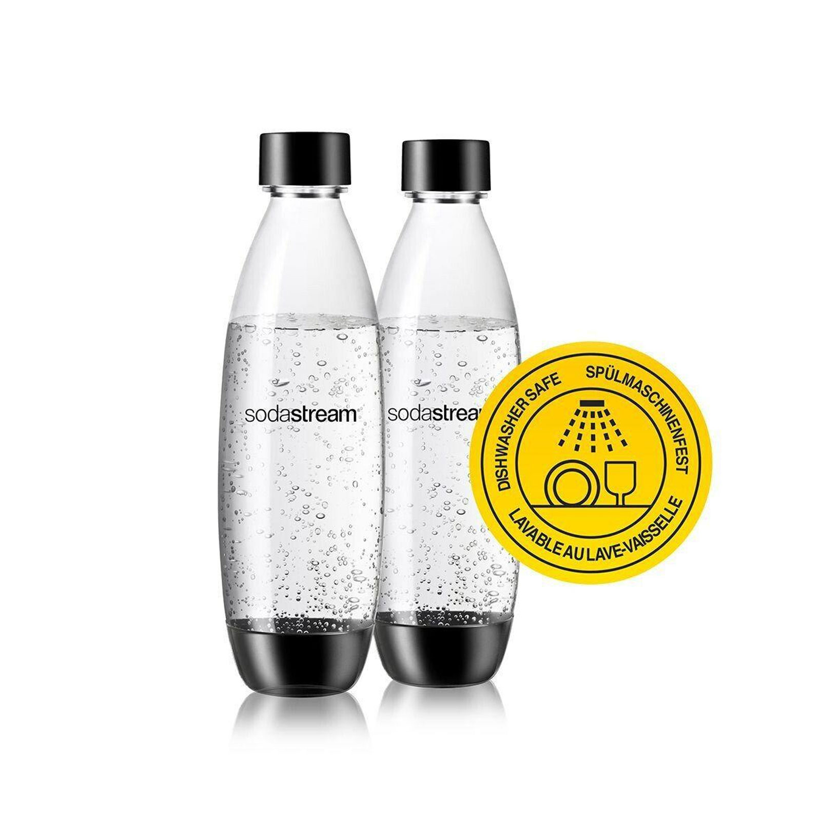 SodaStream Fuse DuoPack 1Liter 2er-Pack Kunststofflasche