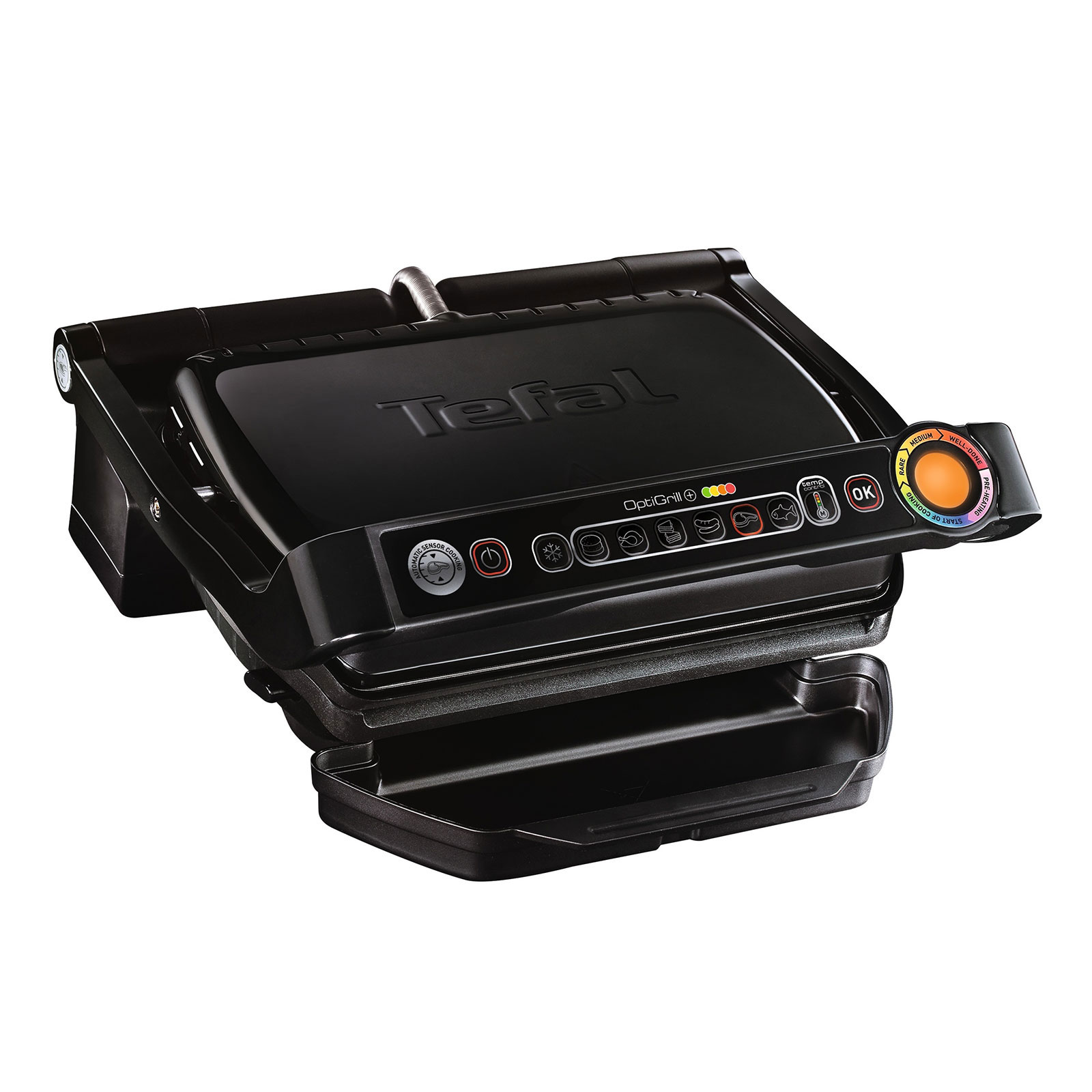 Tefal GC 7128 Optigrill+ Kontaktgrill + Grill den Henssler Kochbuch