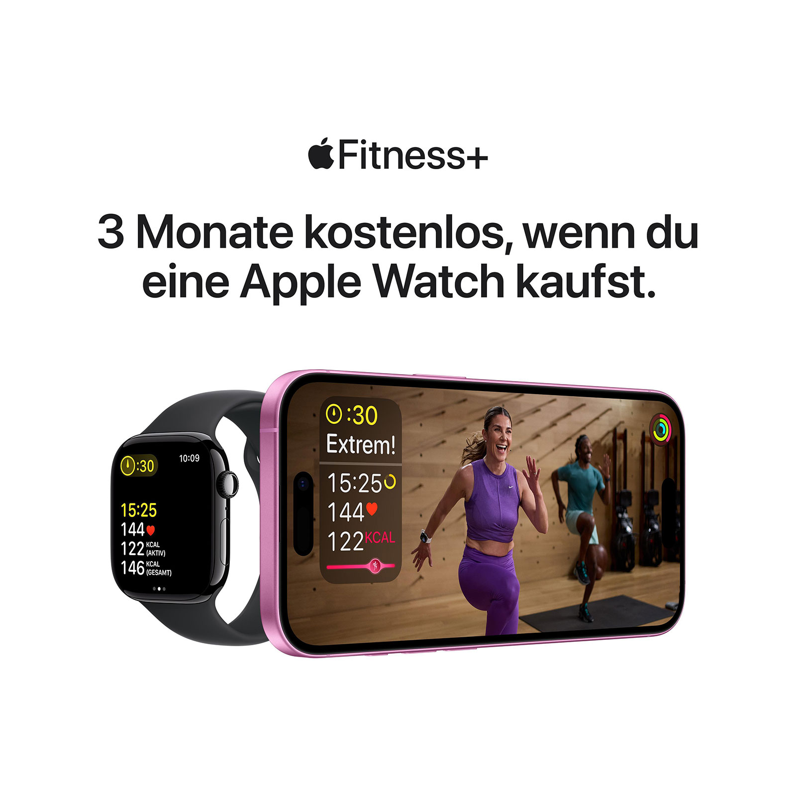 Apple Watch Series 10 GPS, 42 mm Aluminiumgehäuse Silber, Sportarmband Denim - S/M