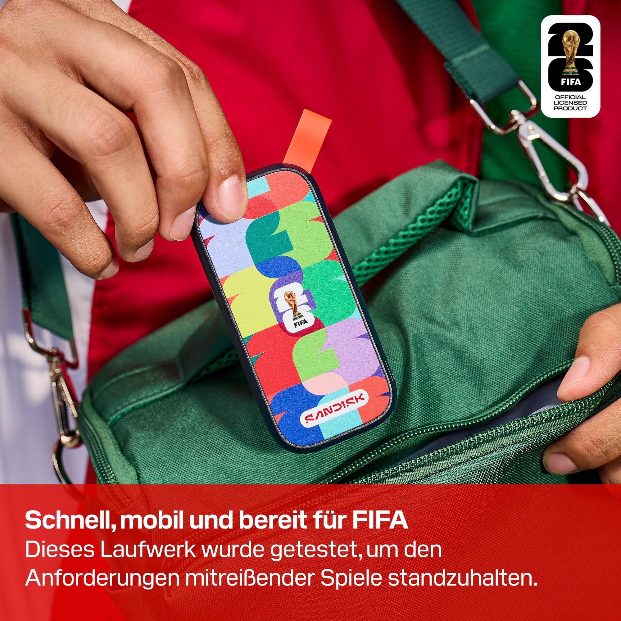 SANDISK 1 TB FIFA World Cup 2026 Portable SSD