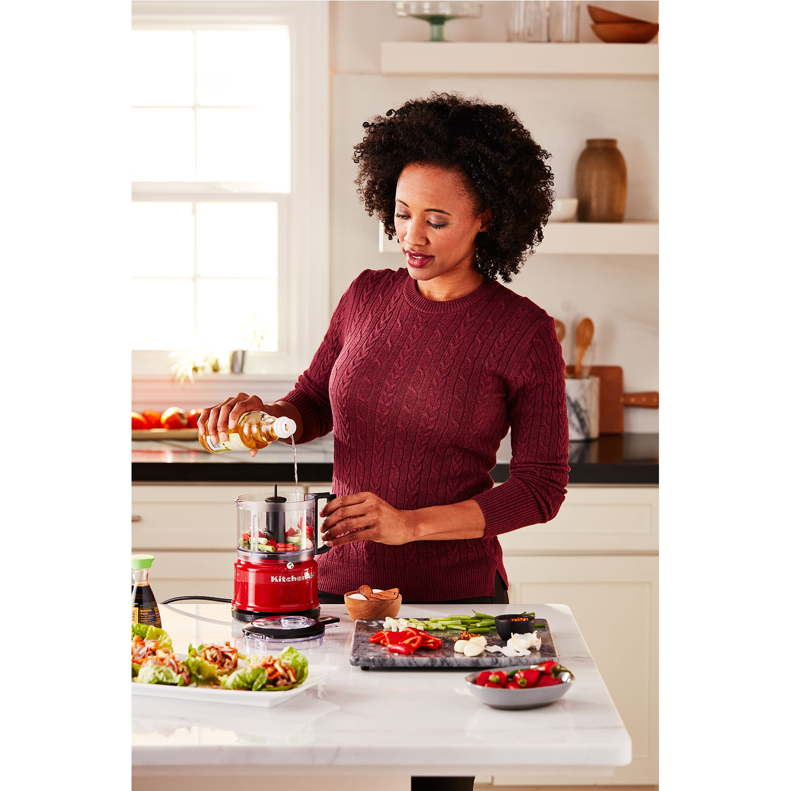 KitchenAid 5KFC3516HESD Mini Food Processor