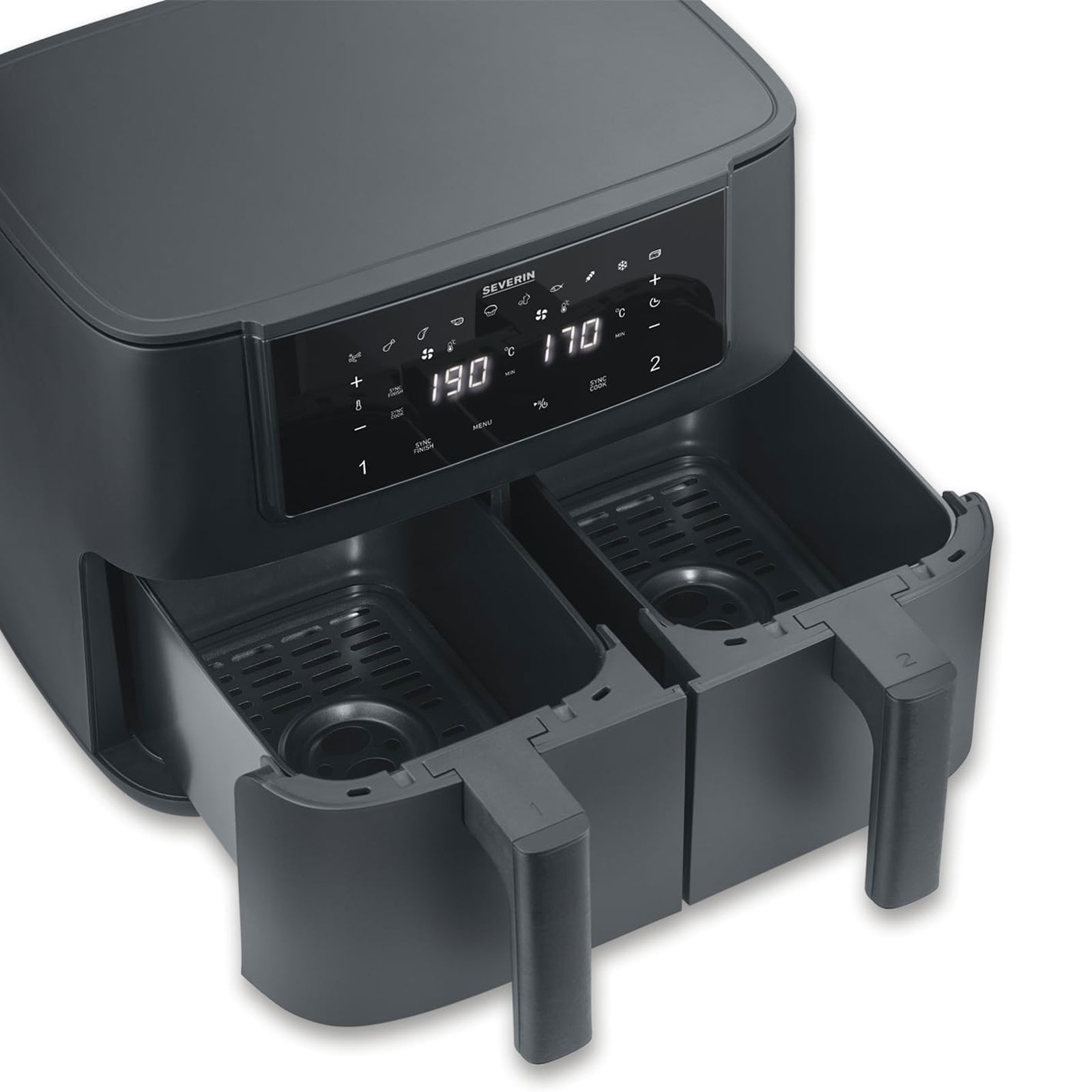 SEVERIN FR 2463 Black Line Dual Zone Heißluftfritteuse