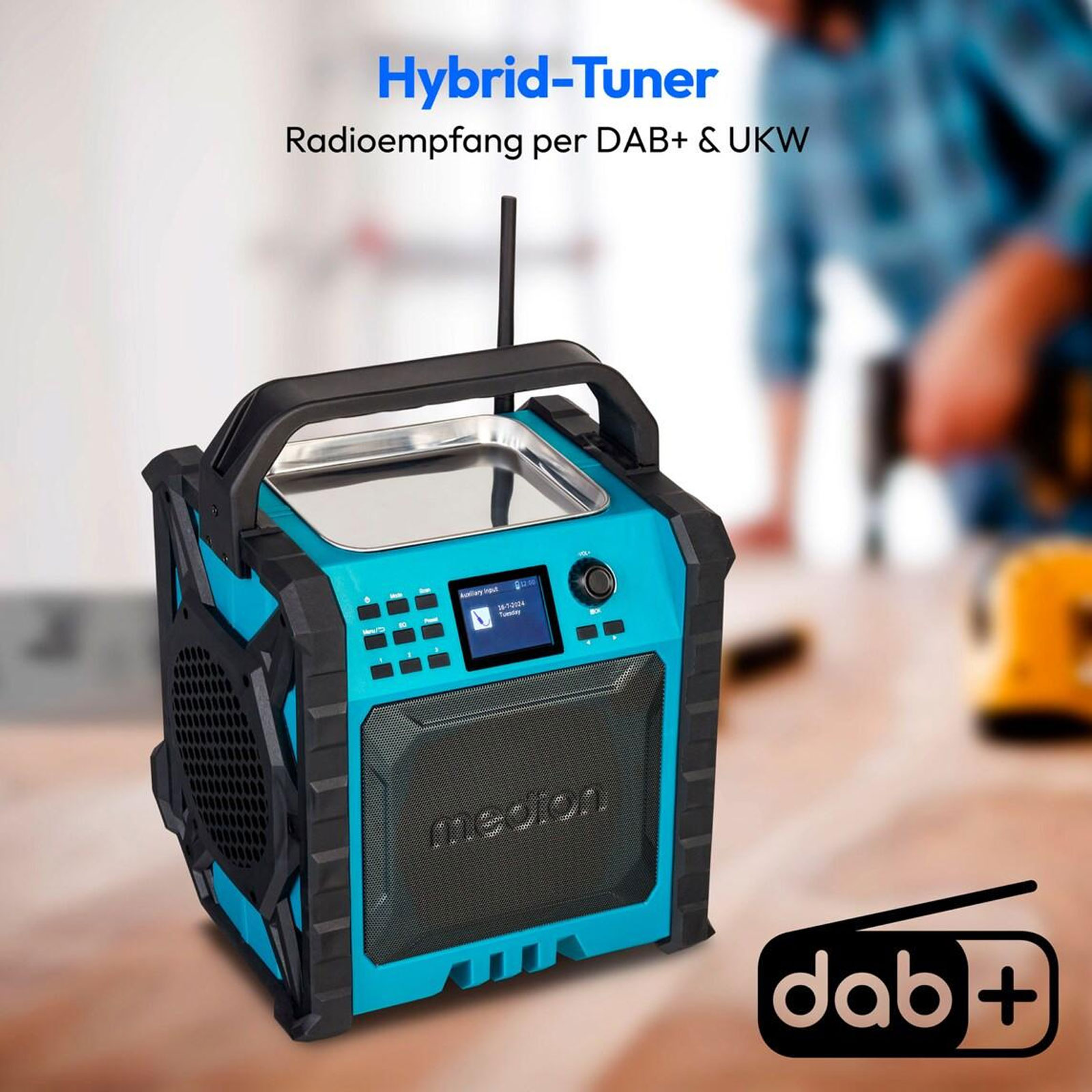 Medion Baustellenradio MD43896 Jobsite Radio