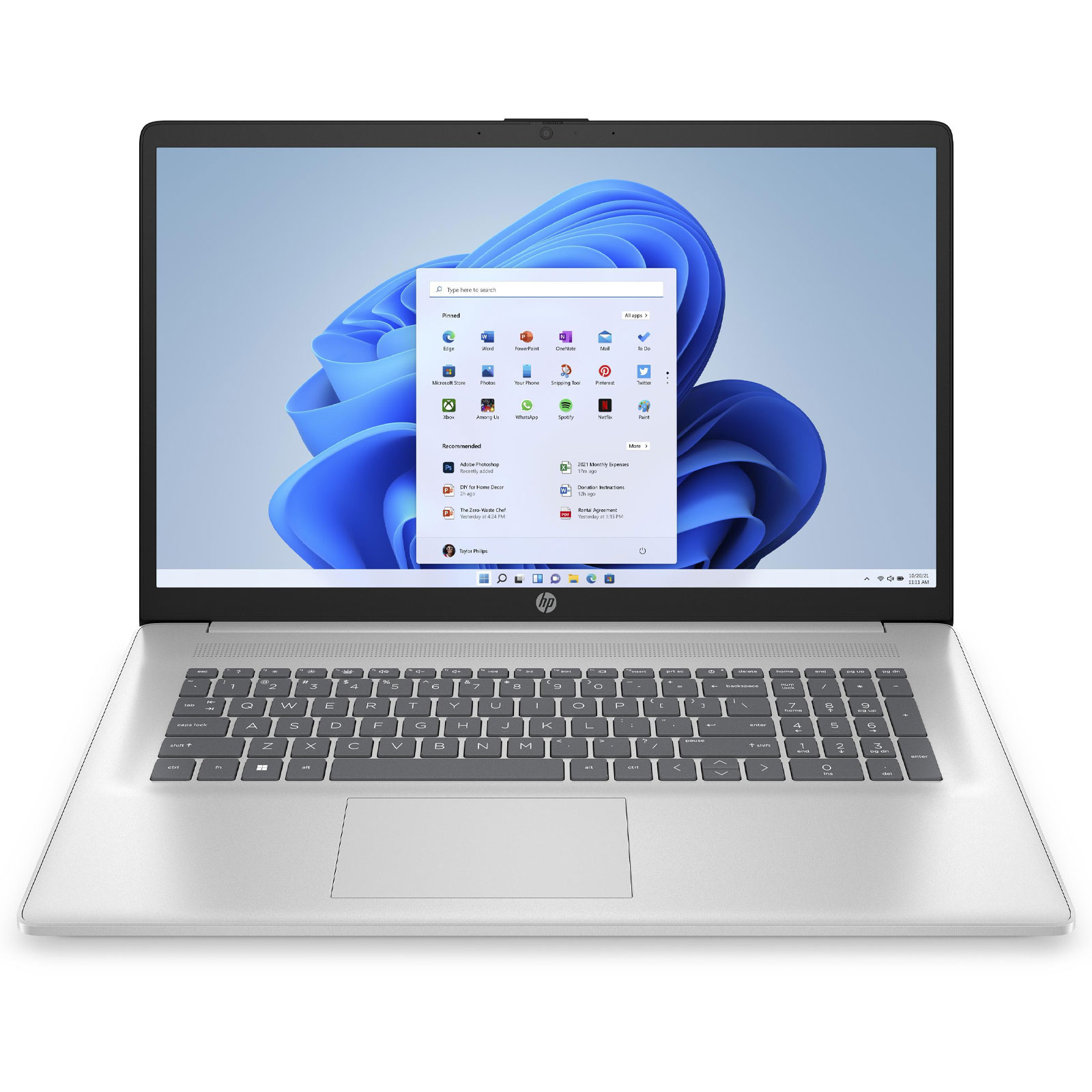 HP Notebook 17-cn3658ng, Silber, 17 Zoll, Full HD (A70RKEA#ABD)