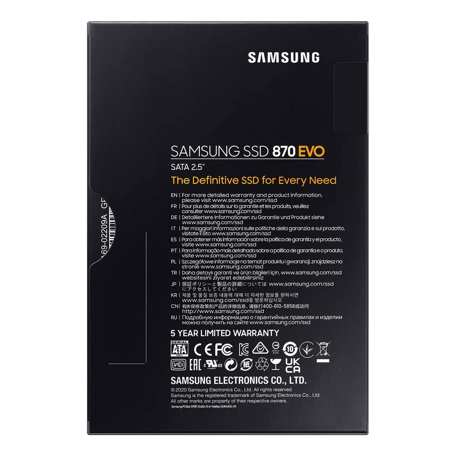 Samsung 870 EVO SATA III 2.5 Zoll SSD