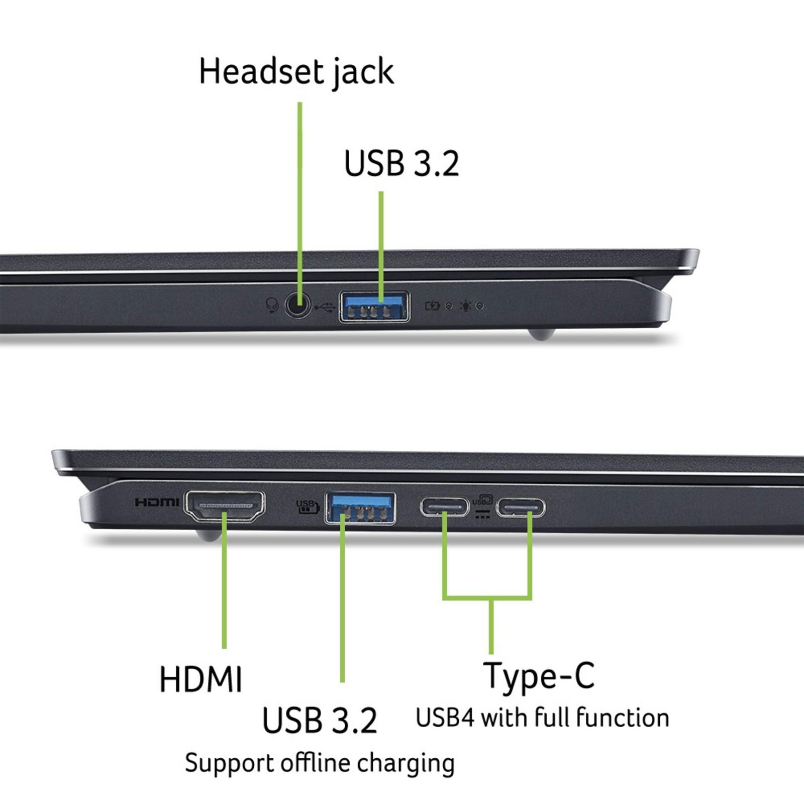 ACER Swift Go 16 AI OLED (SFG16-61-R6QV), 16 Zoll, WUXGA+, AMD Ryzen AI 7 350, 32 GB, 1 TB M.2 SSD (Titanium Gray, 120 Hz, Copilot+PC, AMD Radeon 860M)